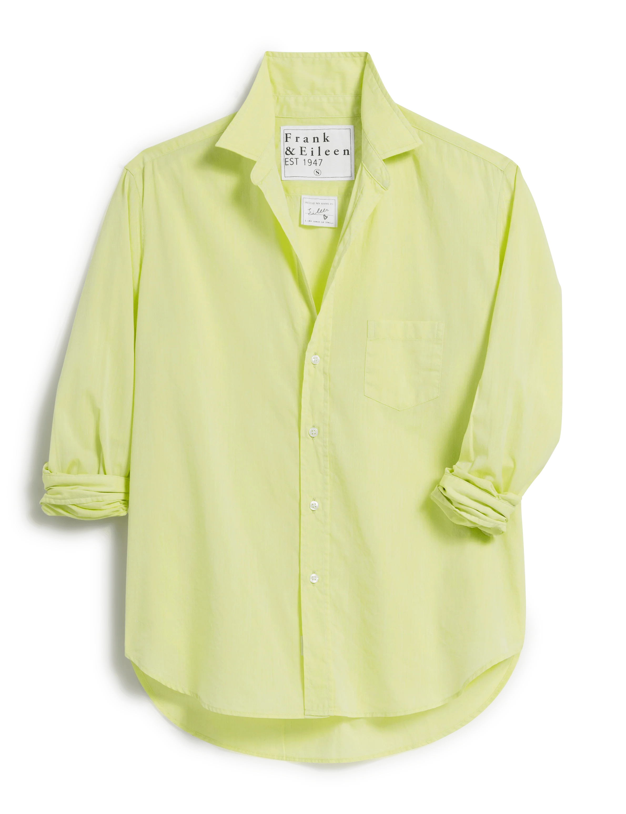 EILEEN Chartreuse, Italian Cotton