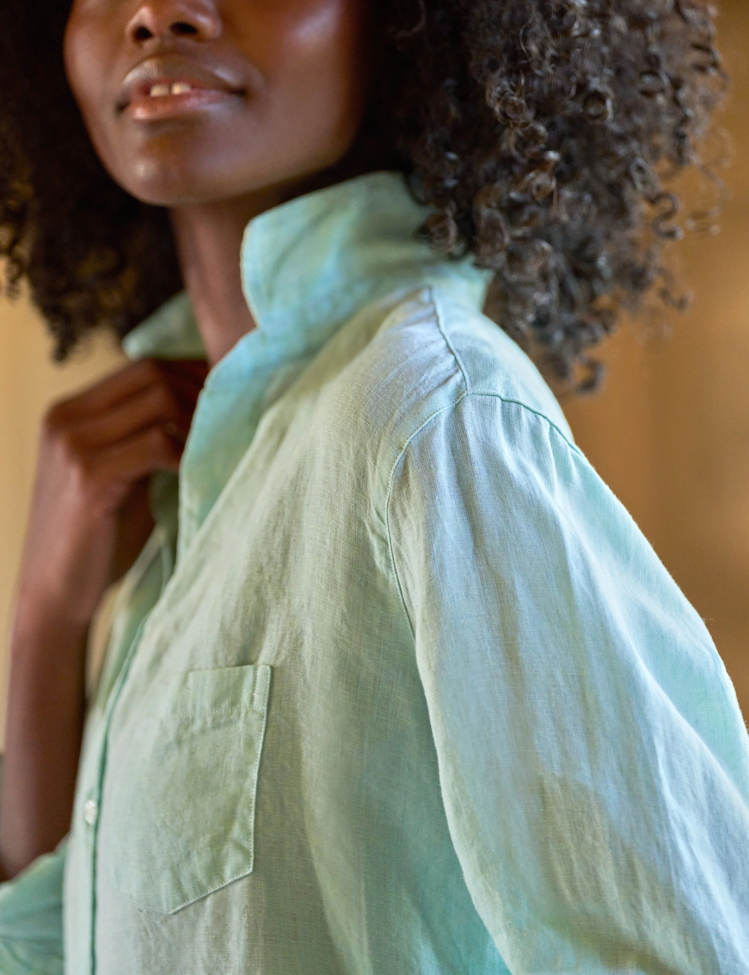 EILEEN Seafoam, Italian Classic Linen