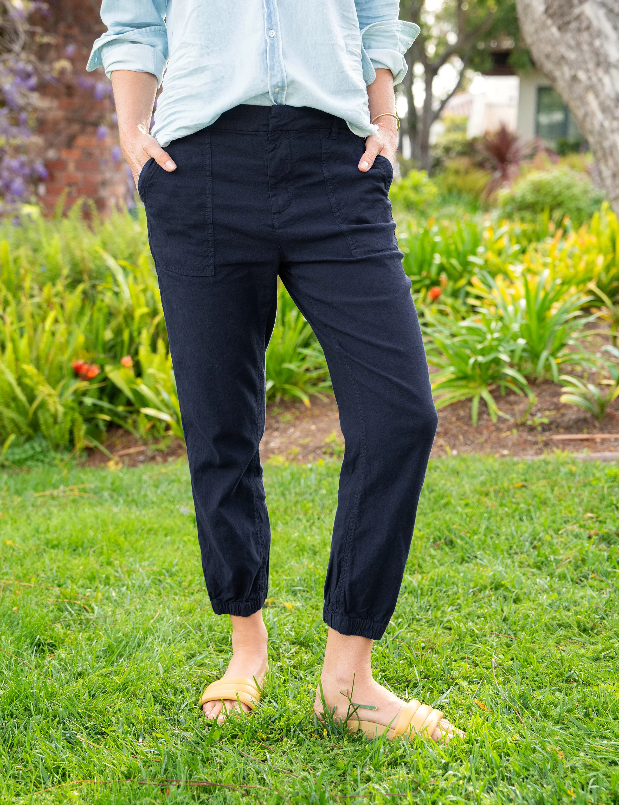 JAMESON Navy, Italian Performance Linen
