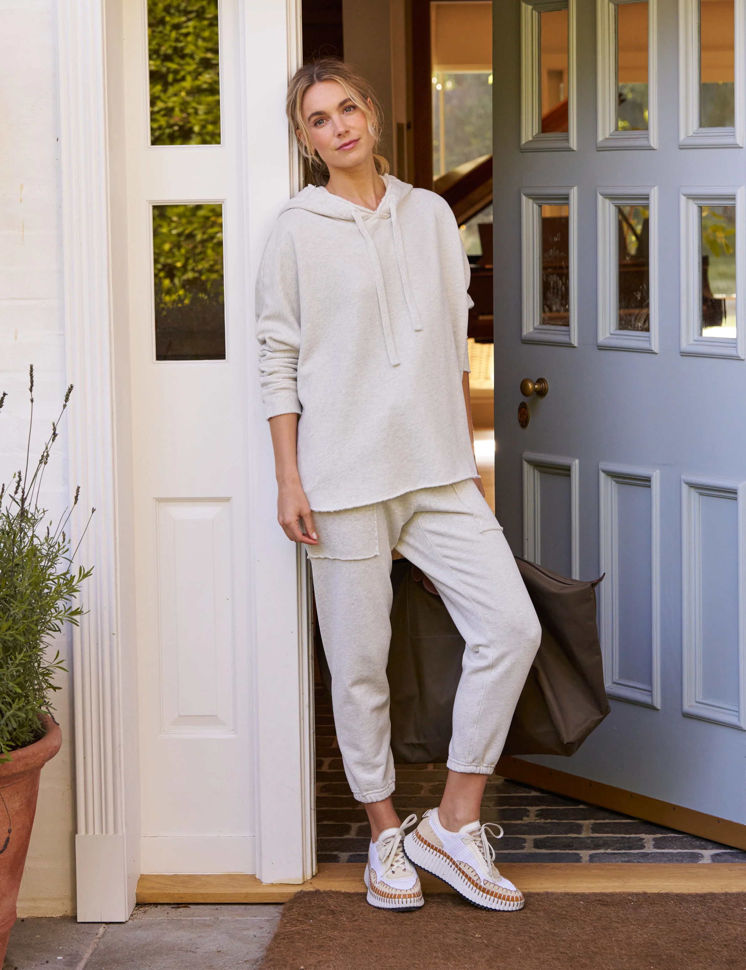 VENICE TRAVEL SET Heather White Melange
