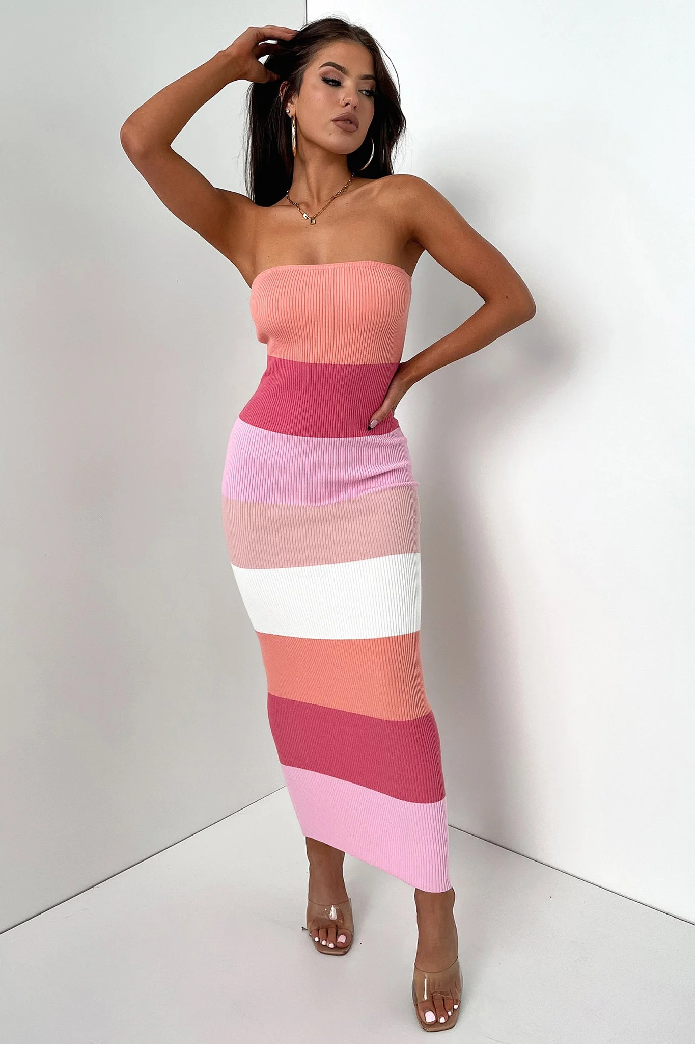 Drake Maxi Dress - Pink