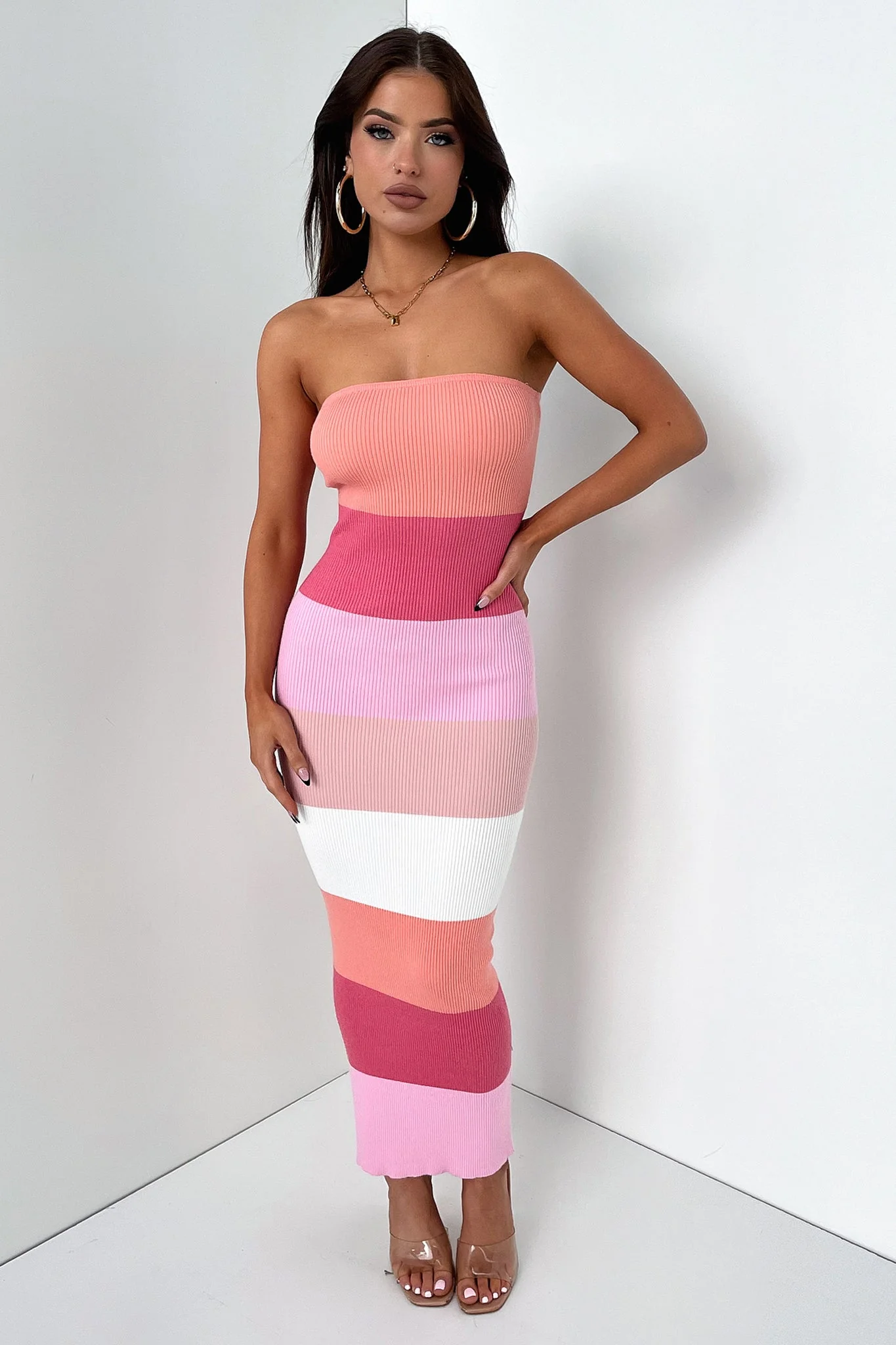 Drake Maxi Dress - Pink