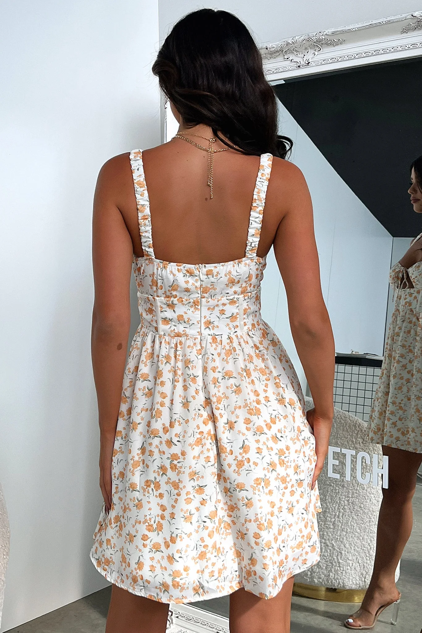 Meznin Dress - Yellow Floral