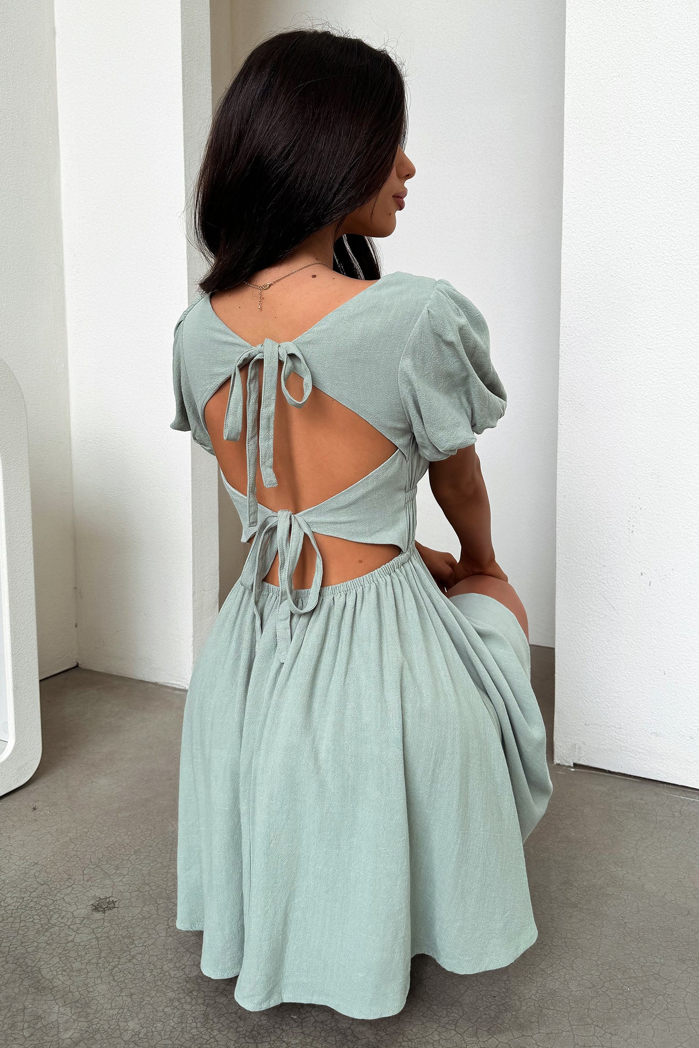 Whitney Dress - Sage