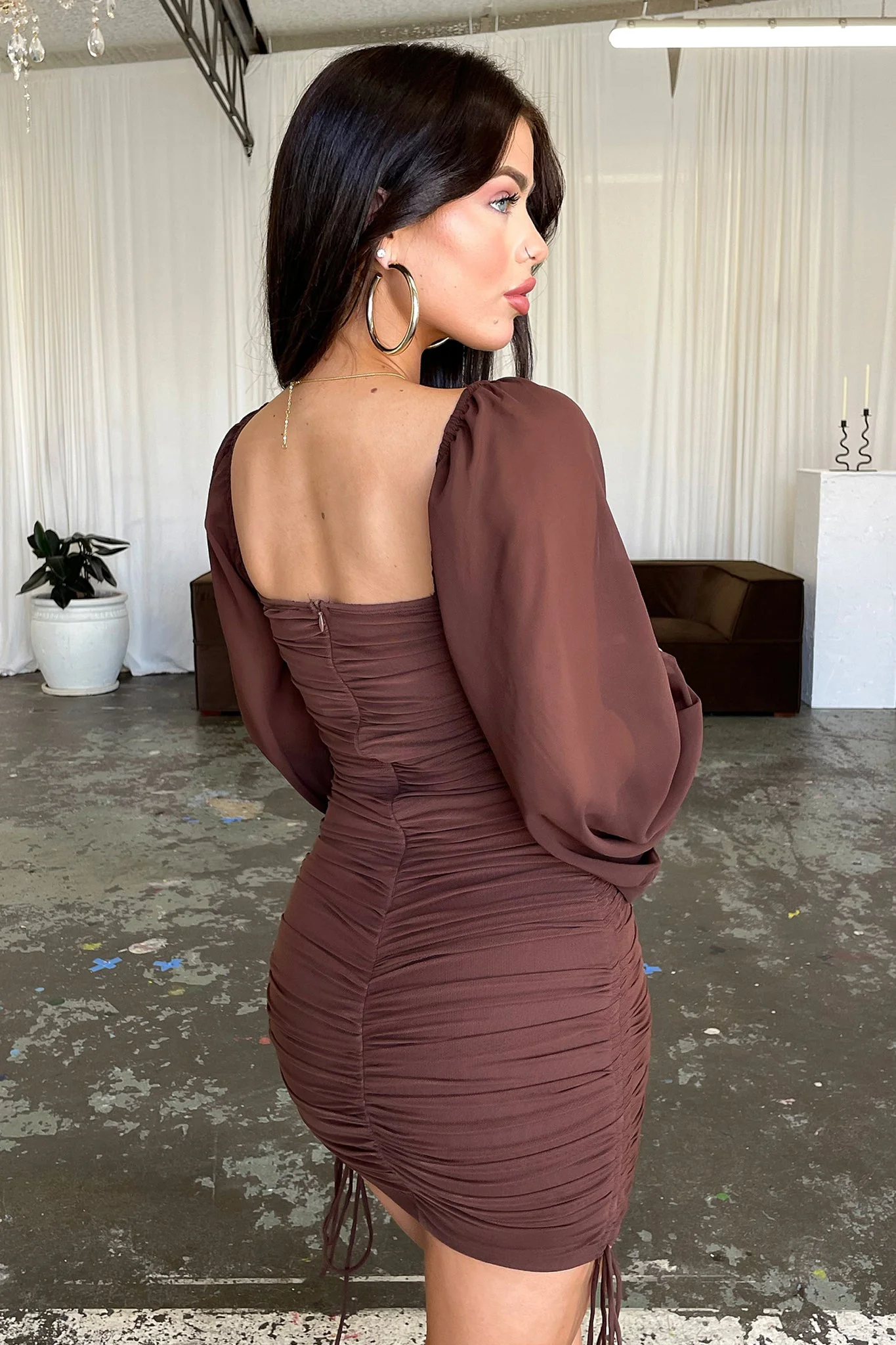 Lorde Dress - Brown