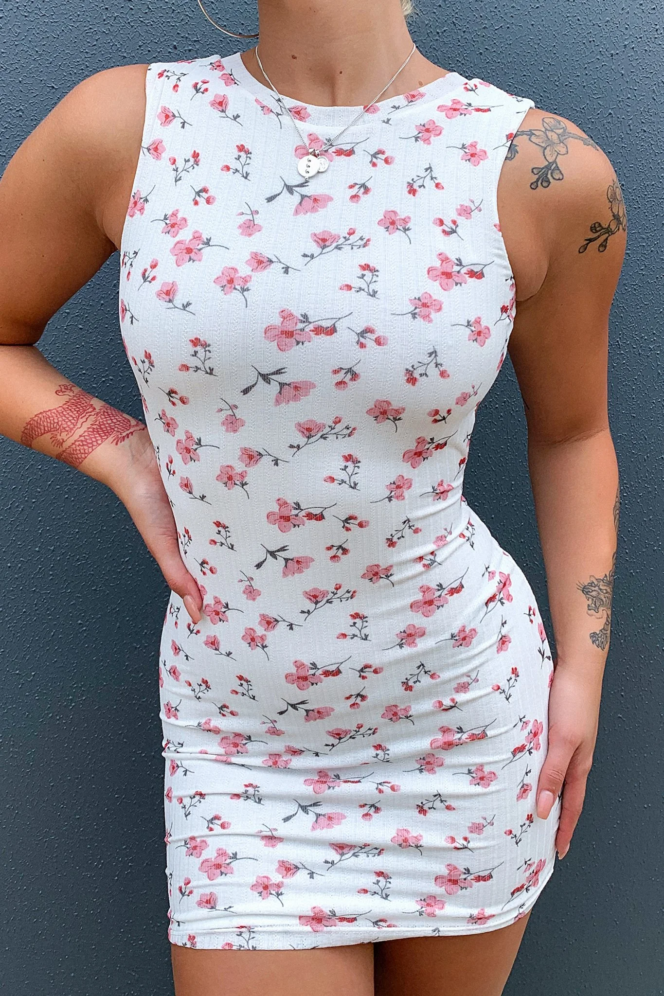 Tatiana Dress - Pink Floral