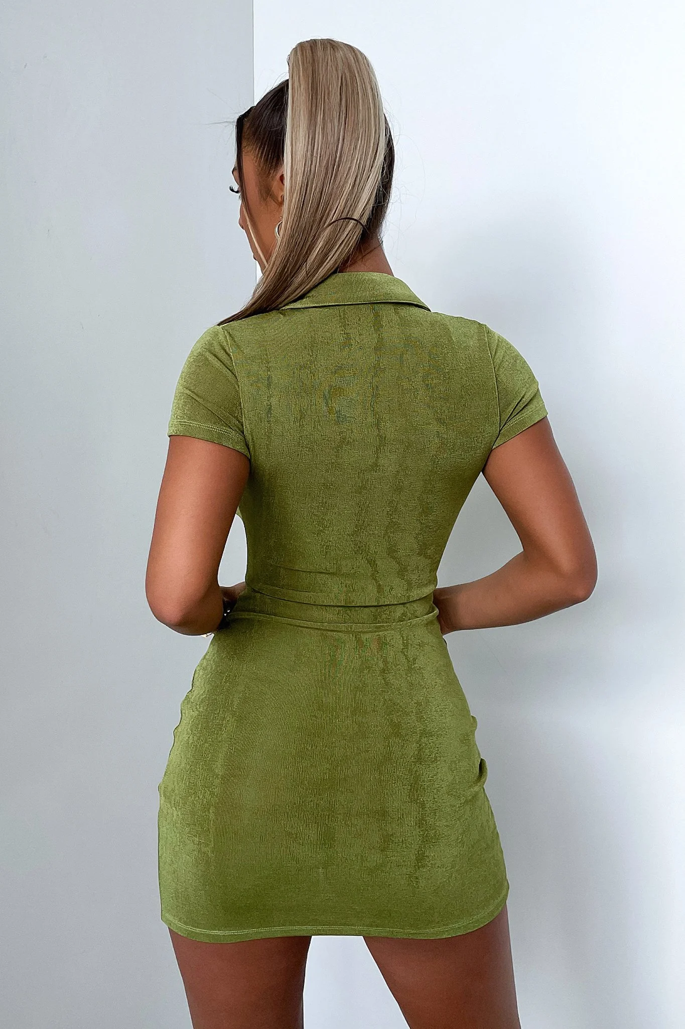 Elise Dress - Olive