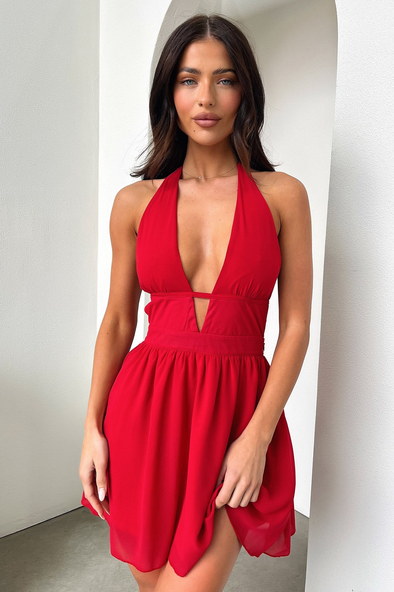 Kasia Dress - Red