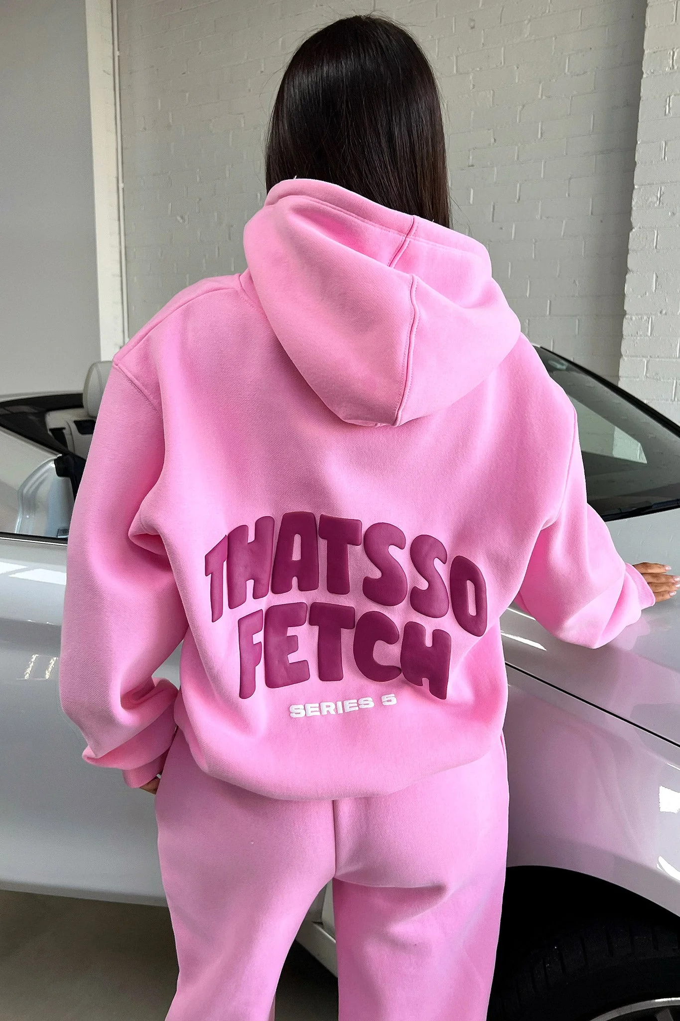 Series 5 Hoodie - Pink/Burgundy