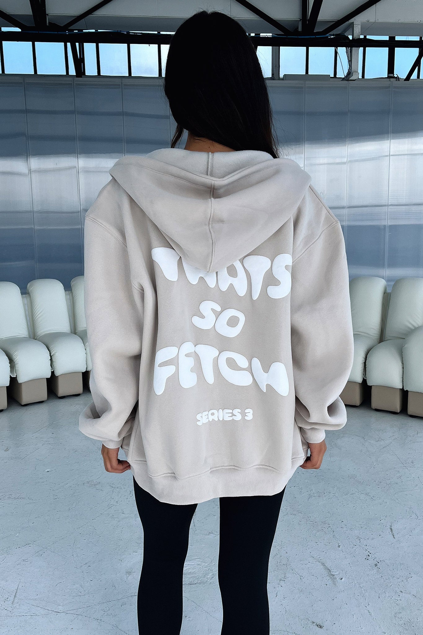 Series 3 Zip Up Hoodie - Beige