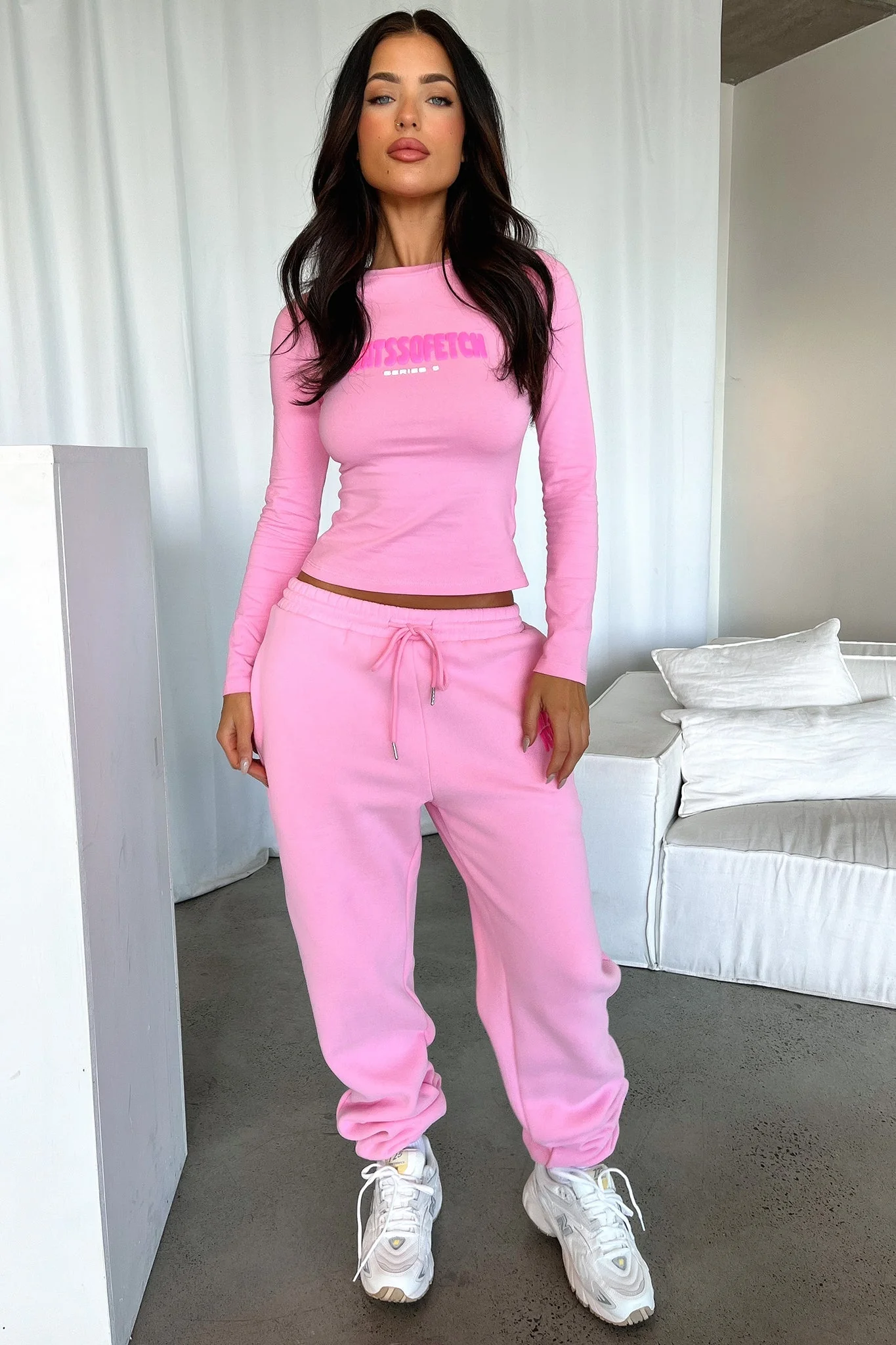 Series 5 Long Sleeve Tee - Pink