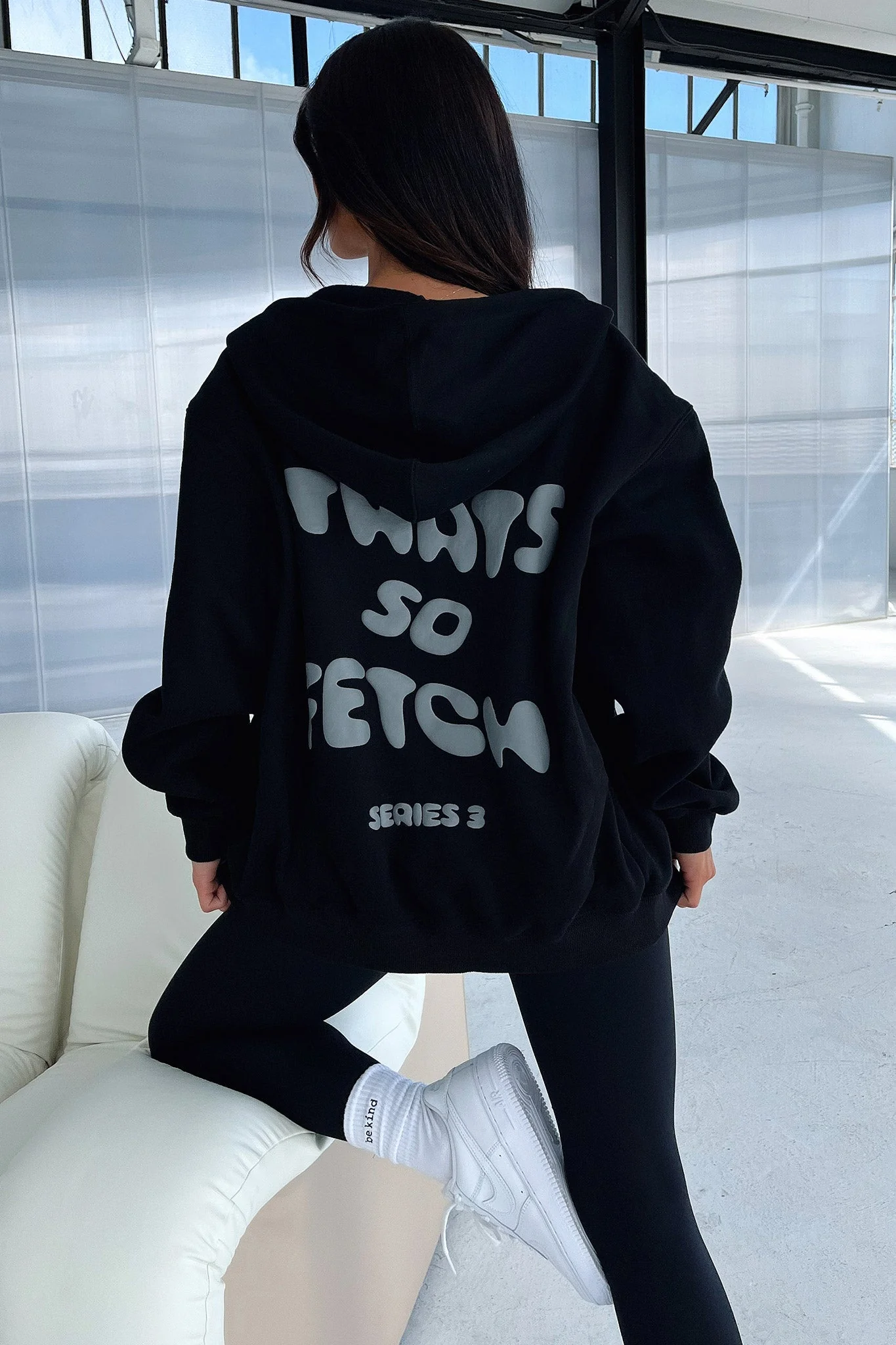 Series 3 Zip Up Hoodie - Black