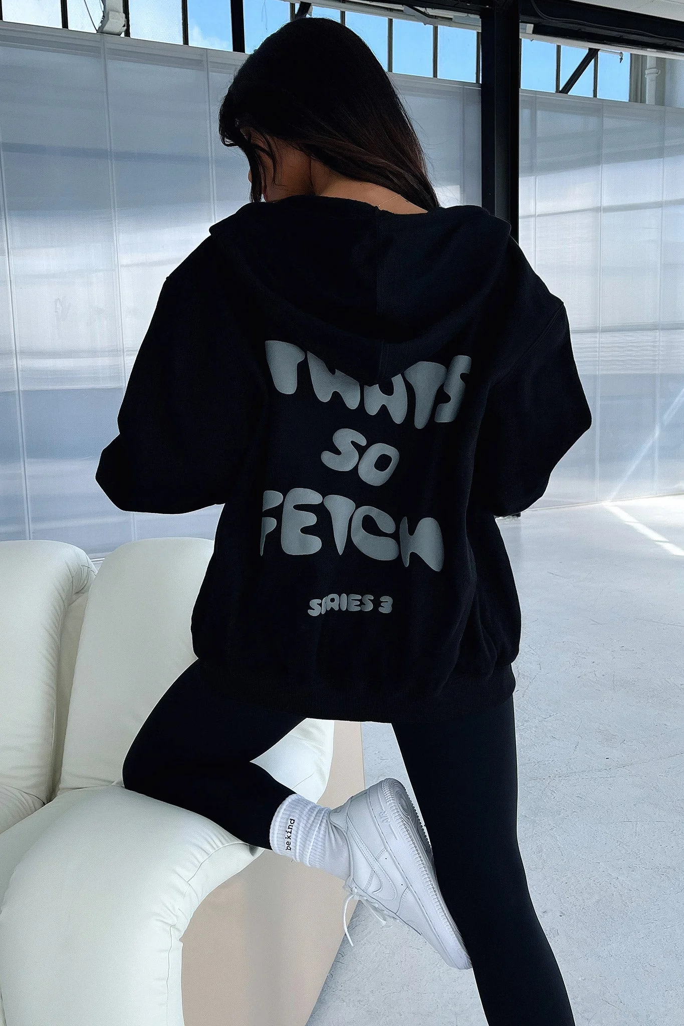 Series 3 Zip Up Hoodie - Black