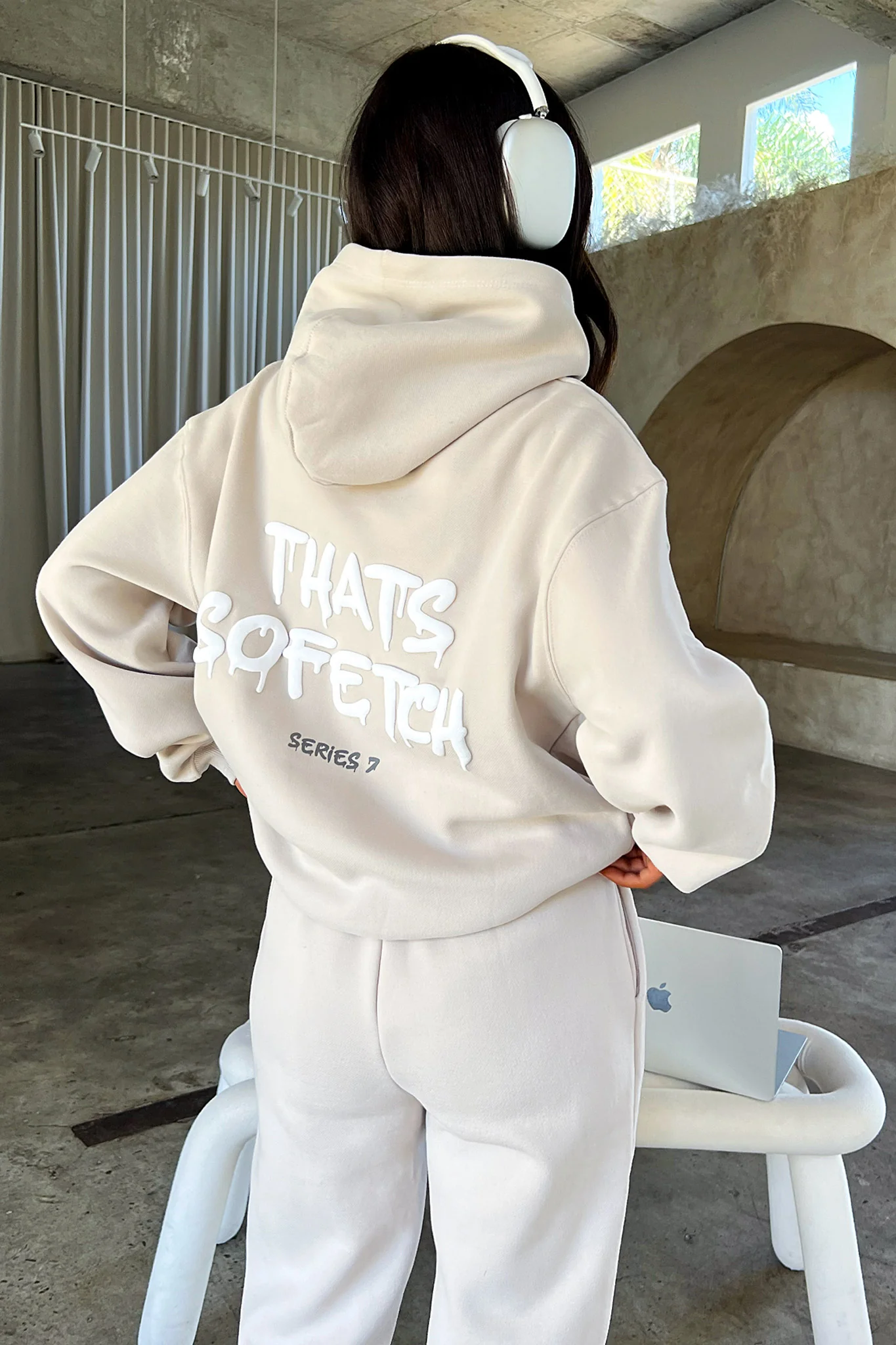 Series 7 Hoodie - Bone