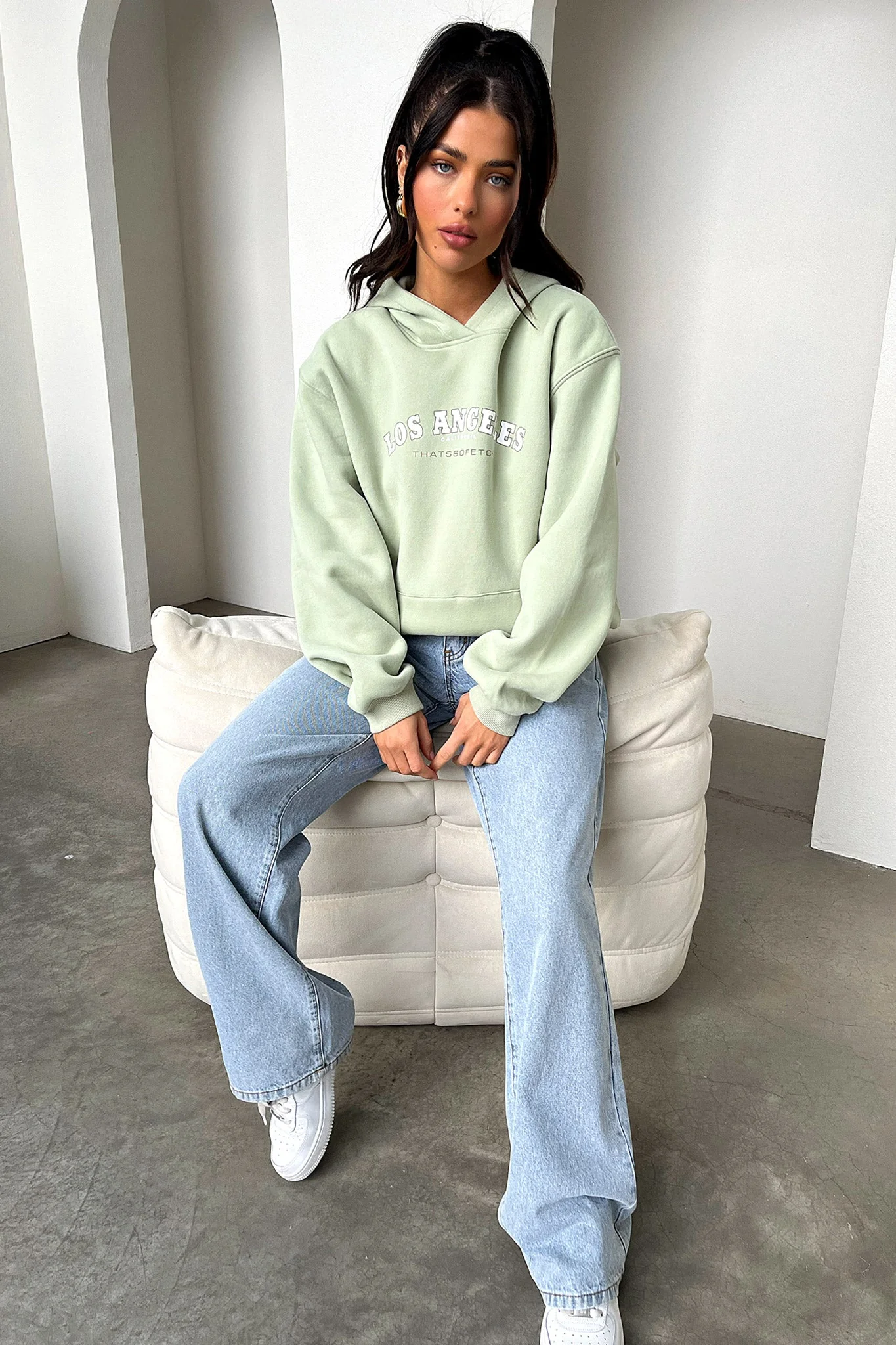 Los Angeles Hoodie - Sage