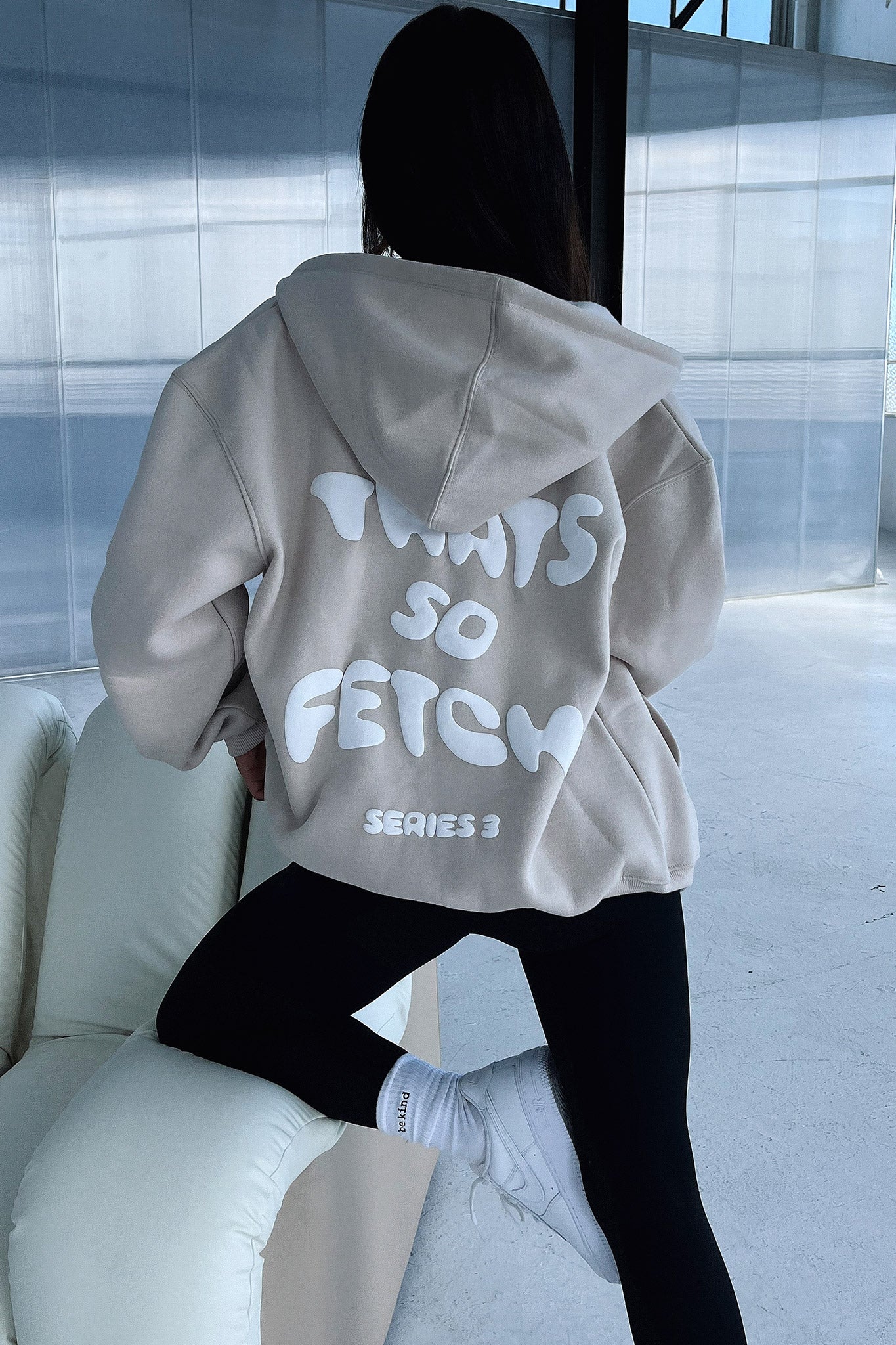 Series 3 Zip Up Hoodie - Beige