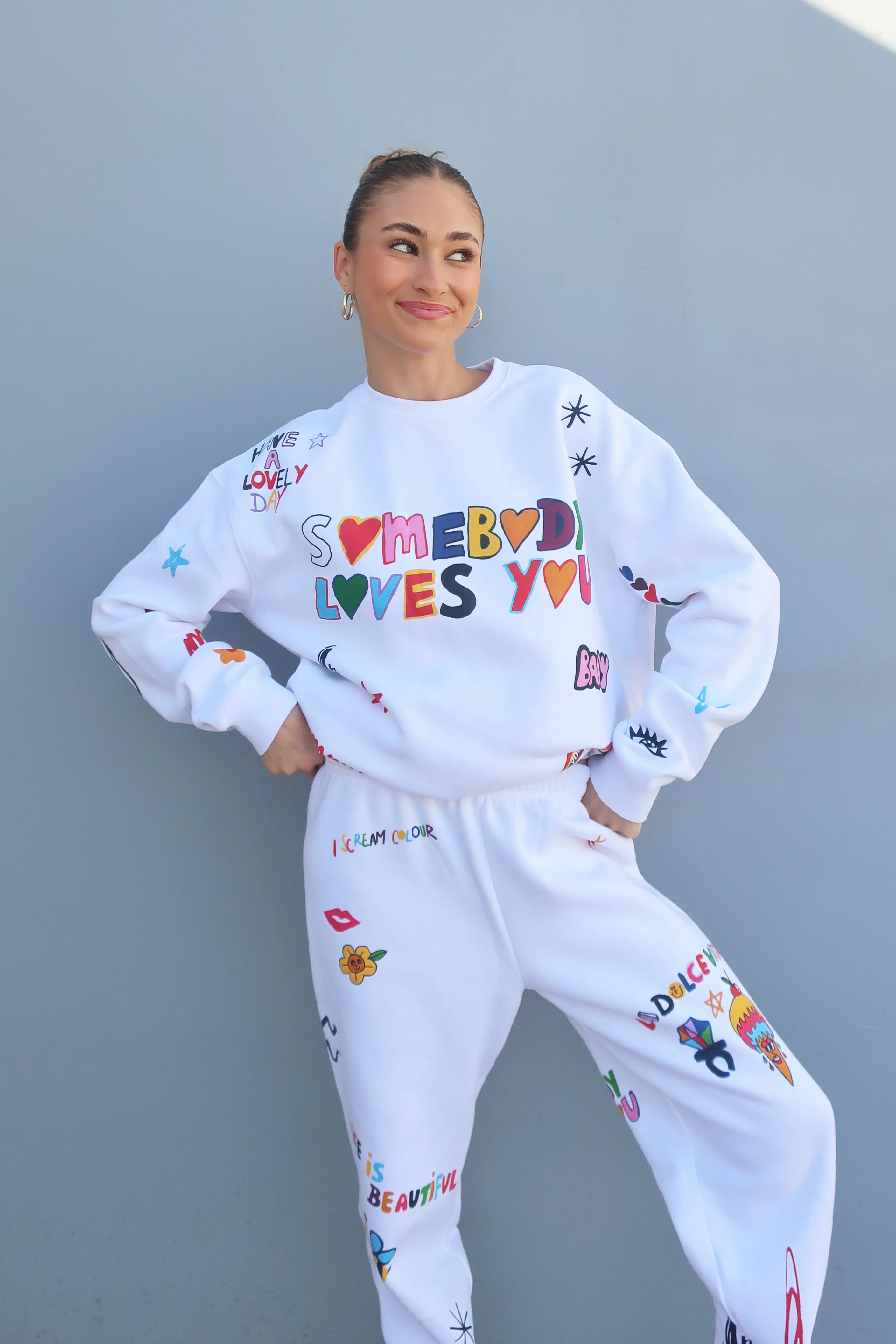 Mayfair x @iscreamcolour Somebody Loves You Crewneck