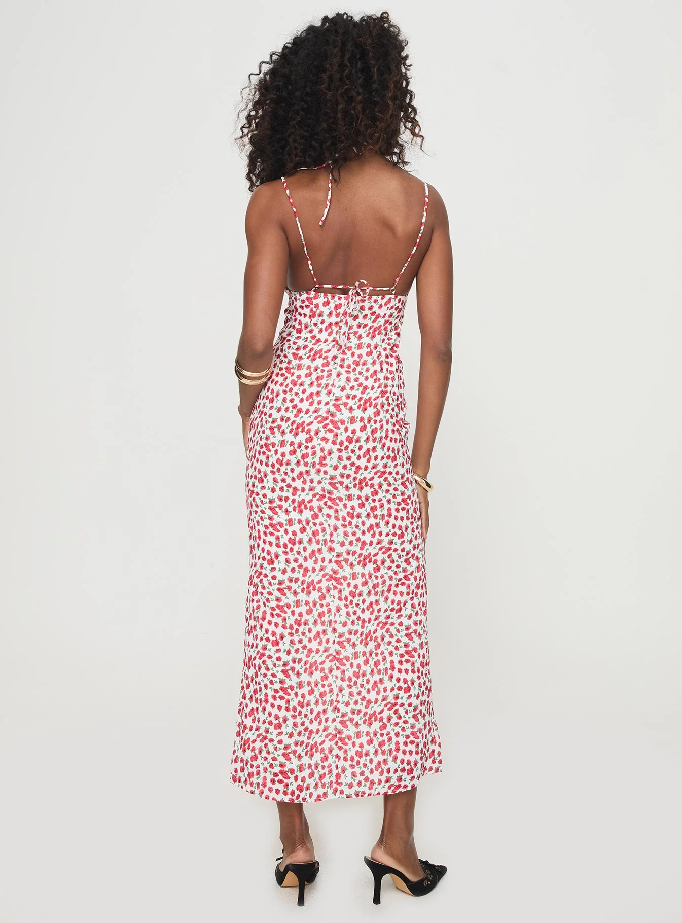 Kish Maxi Dress Red Floral
