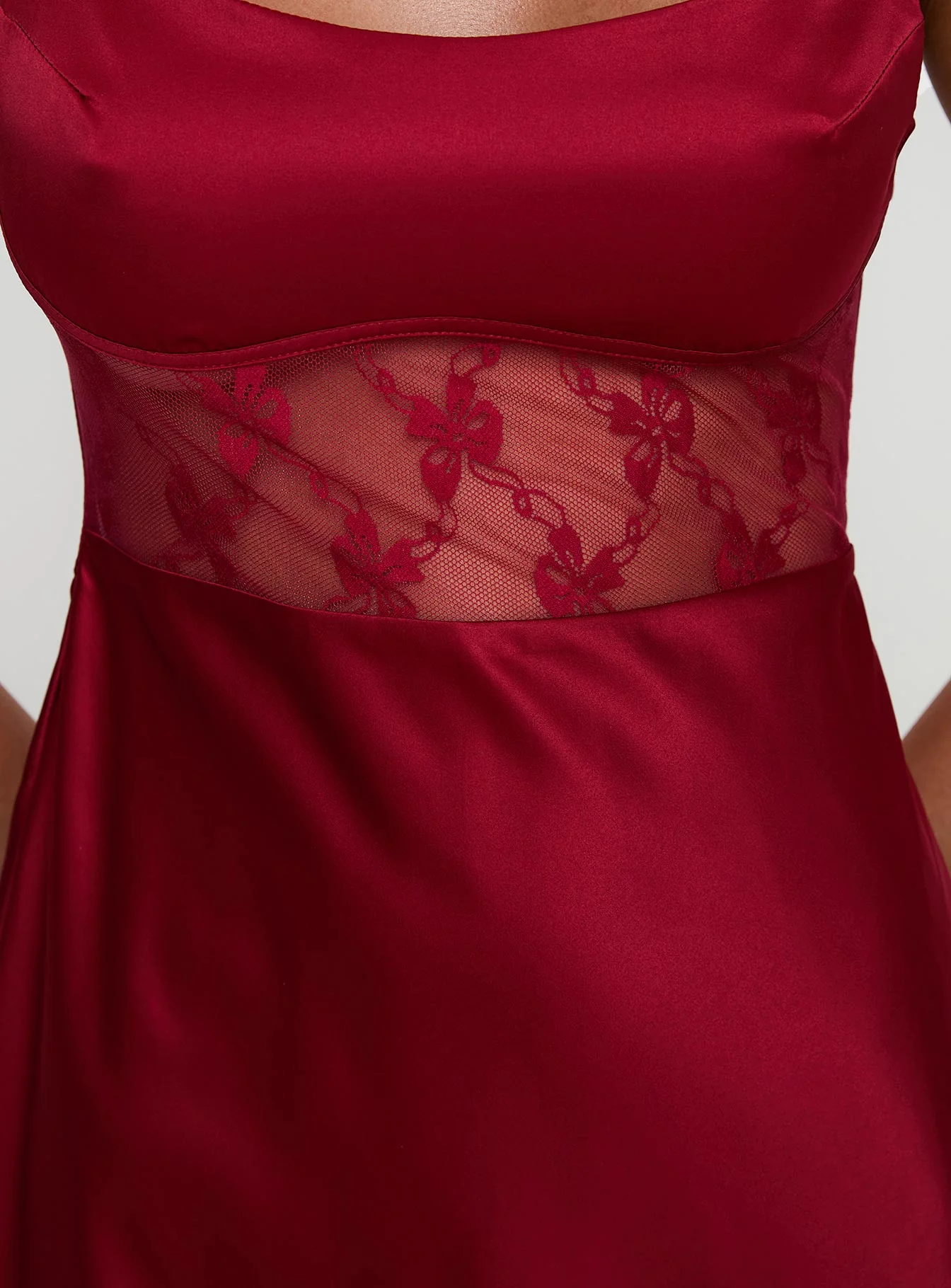 Le Tigre Lace Mini Dress Red