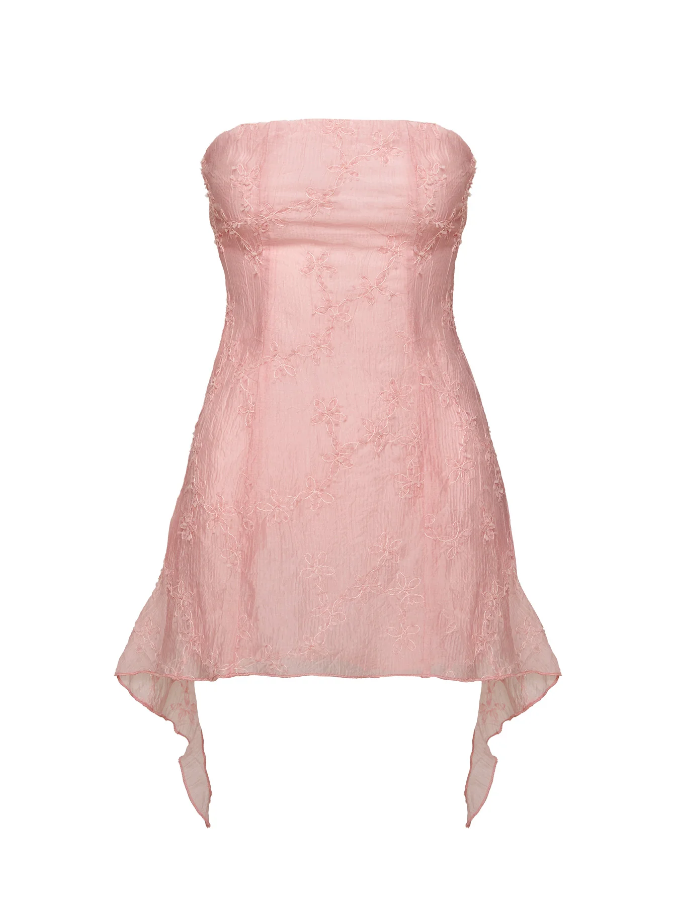 Tomika Strapless Mini Dress Pink