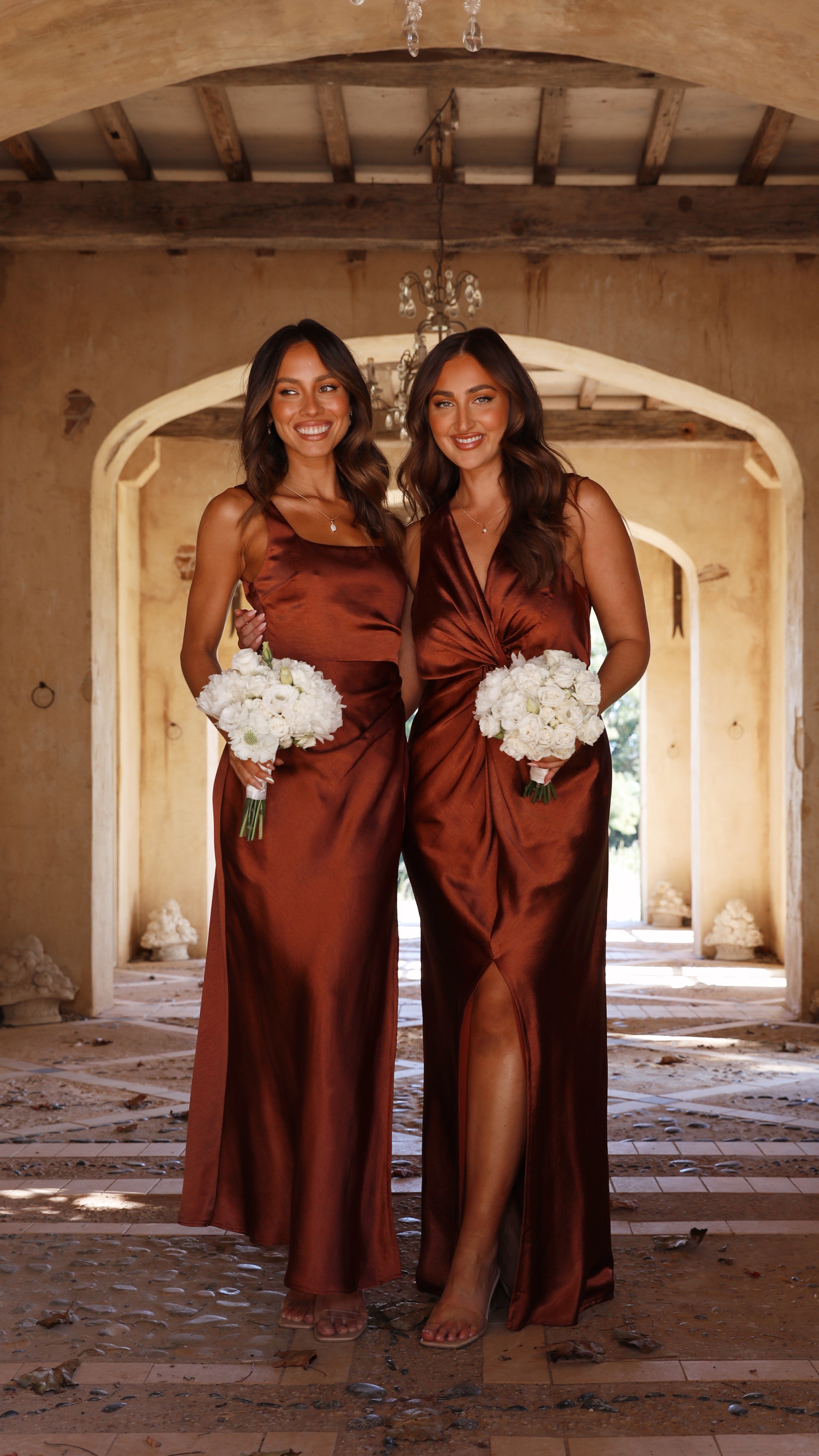 Alaria Maxi Dress - Rust