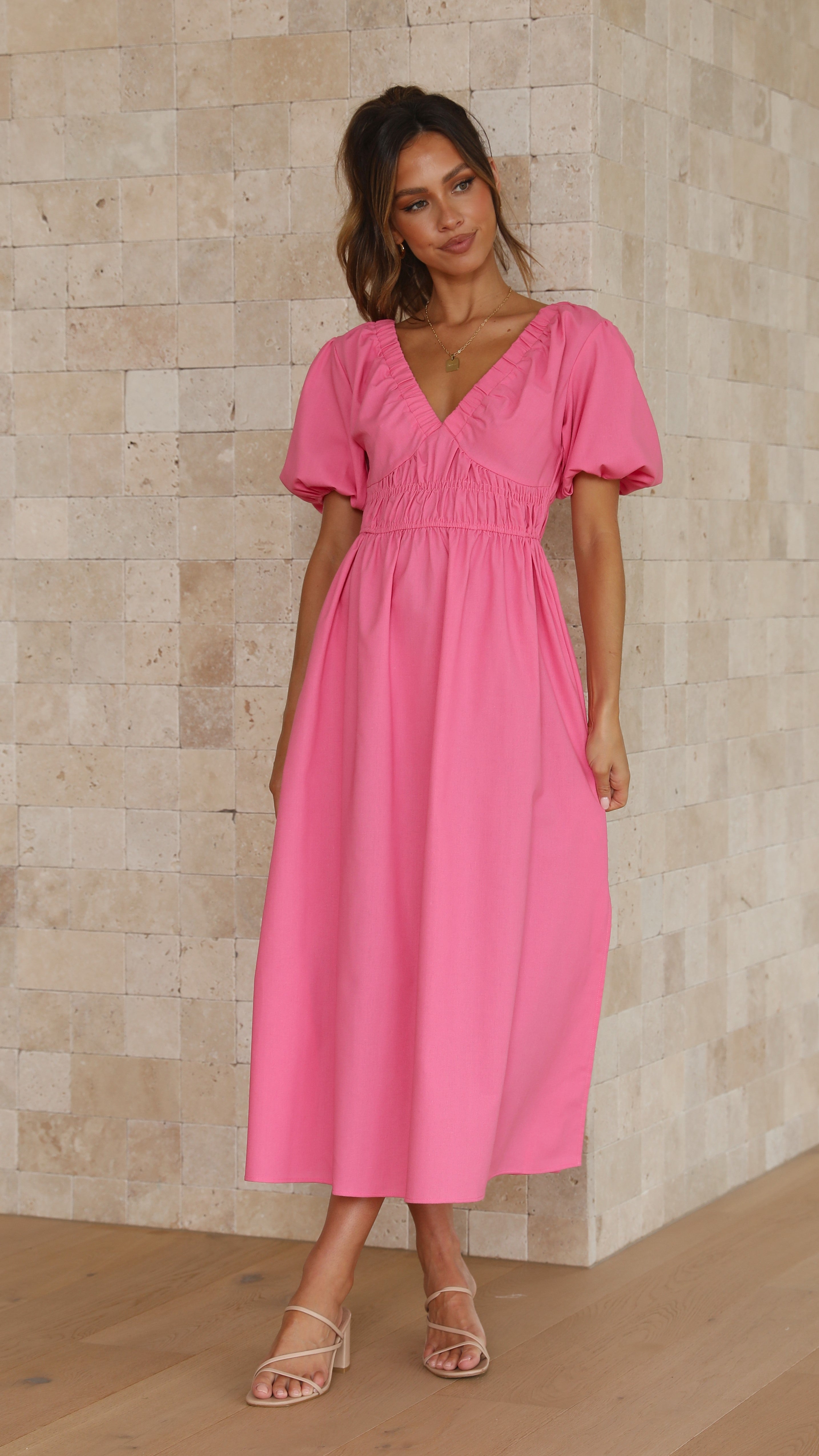 Fiore Maxi Dress - Pink