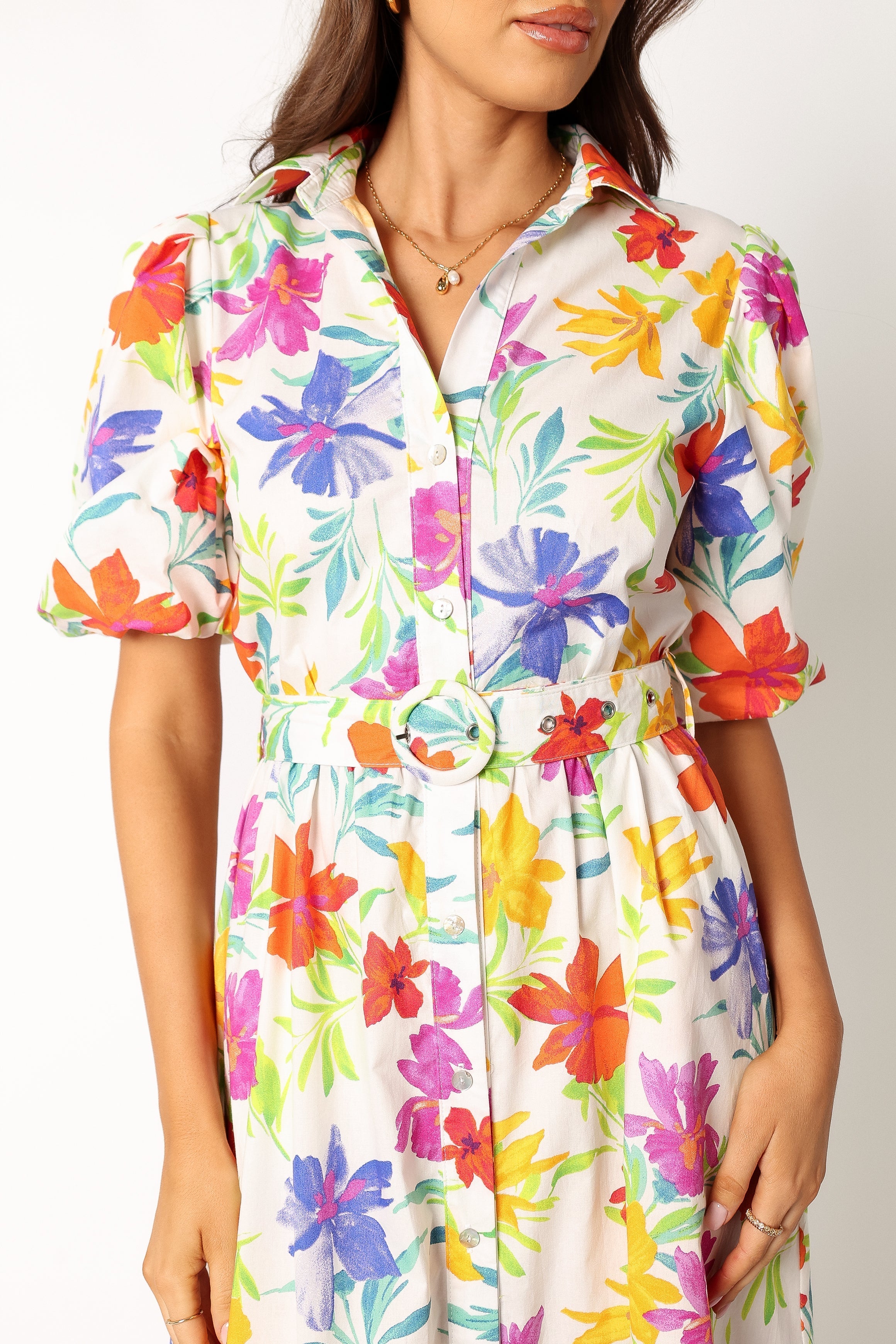 Reese Midi Dress - Zinnia Print