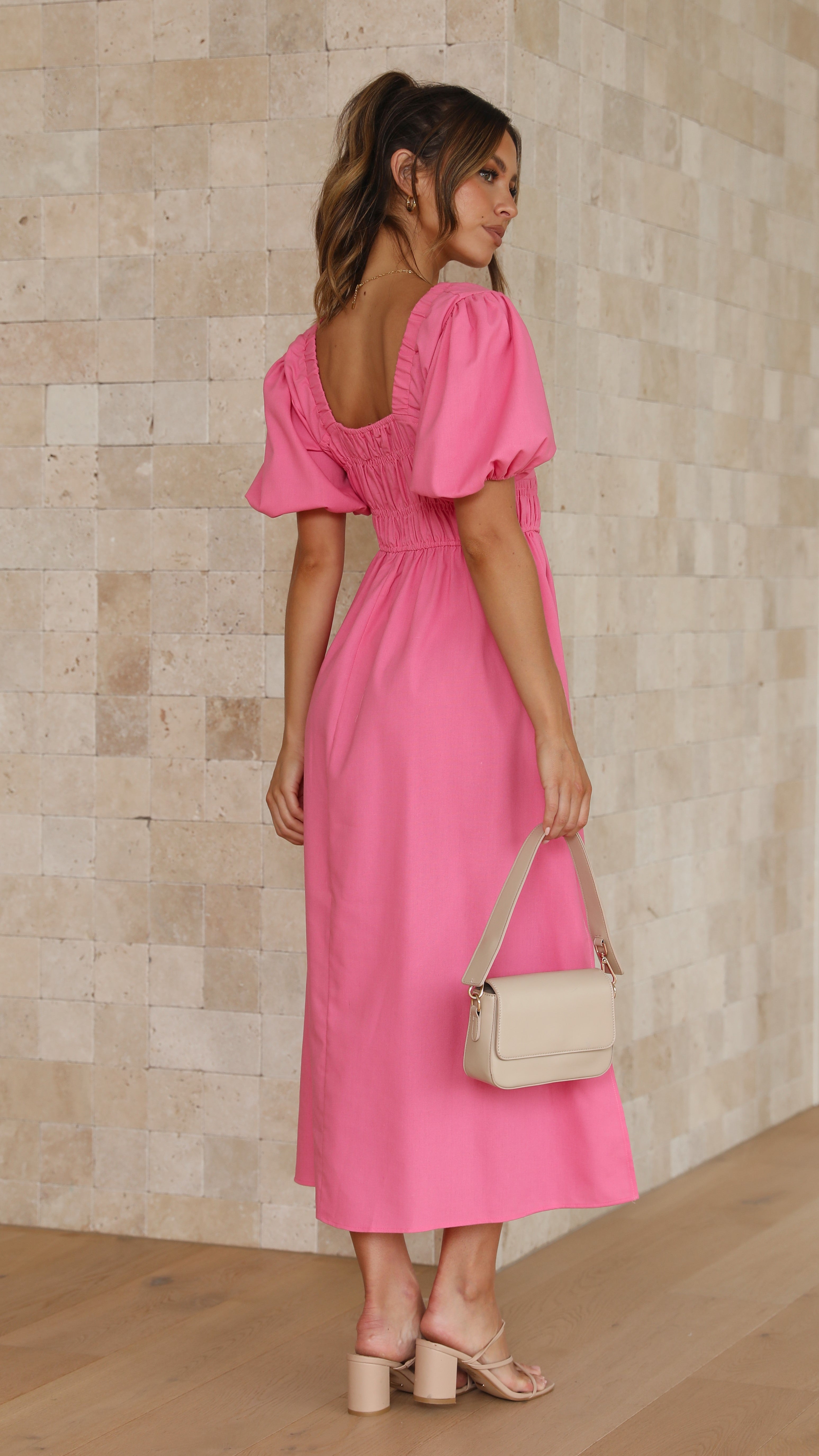 Fiore Maxi Dress - Pink