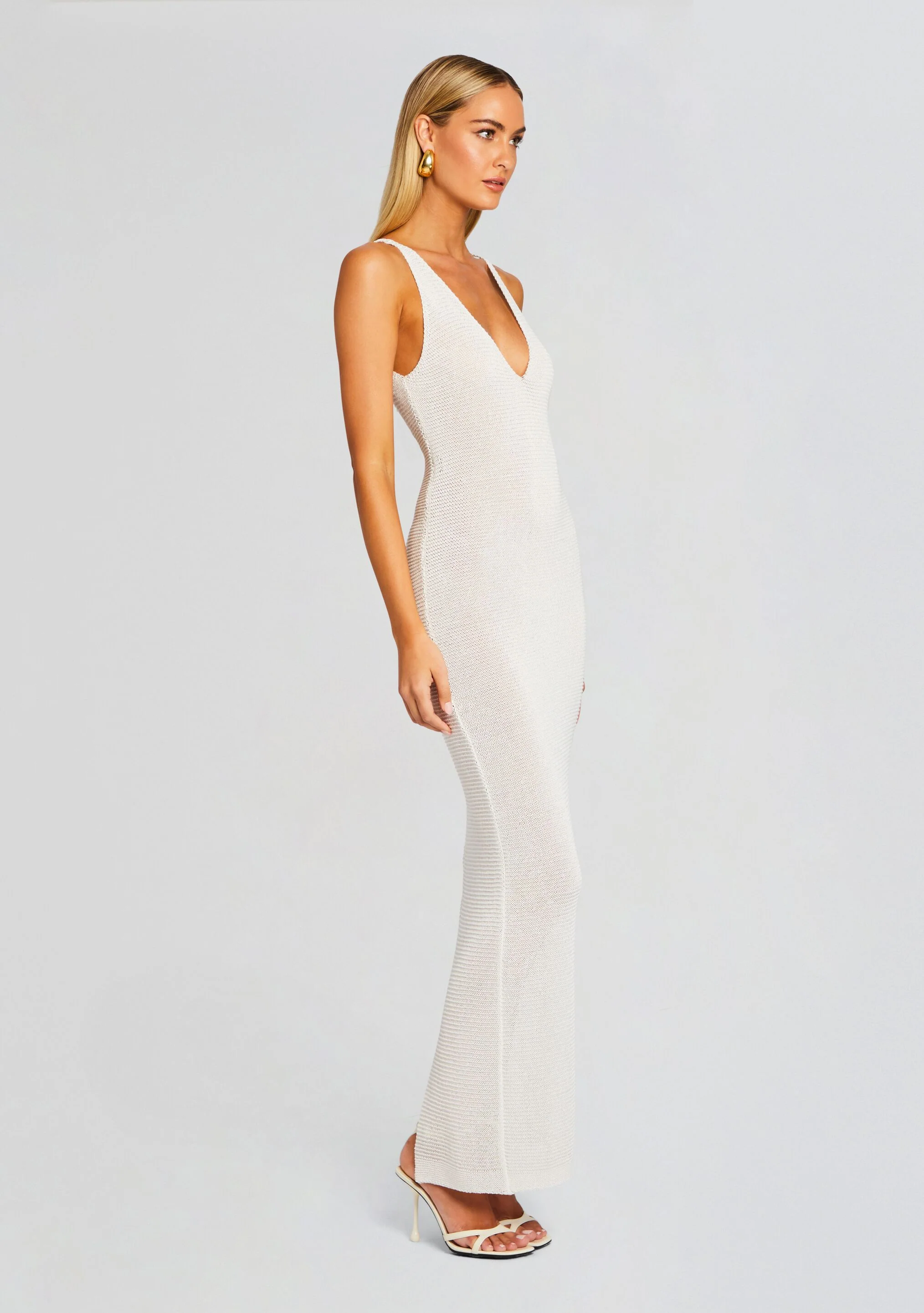 Metallic Knit Dress