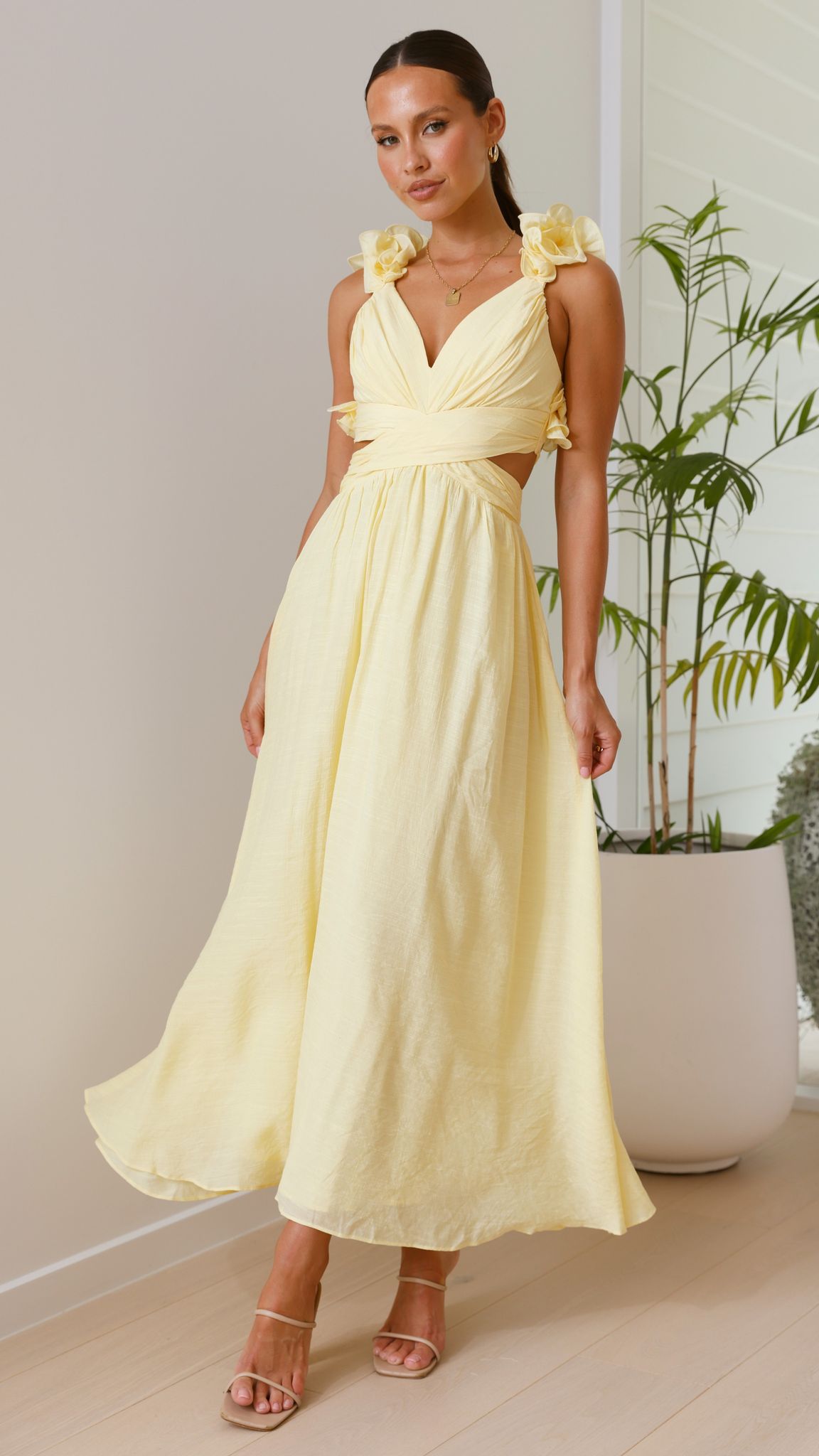 Galilhai Maxi Dress - Yellow