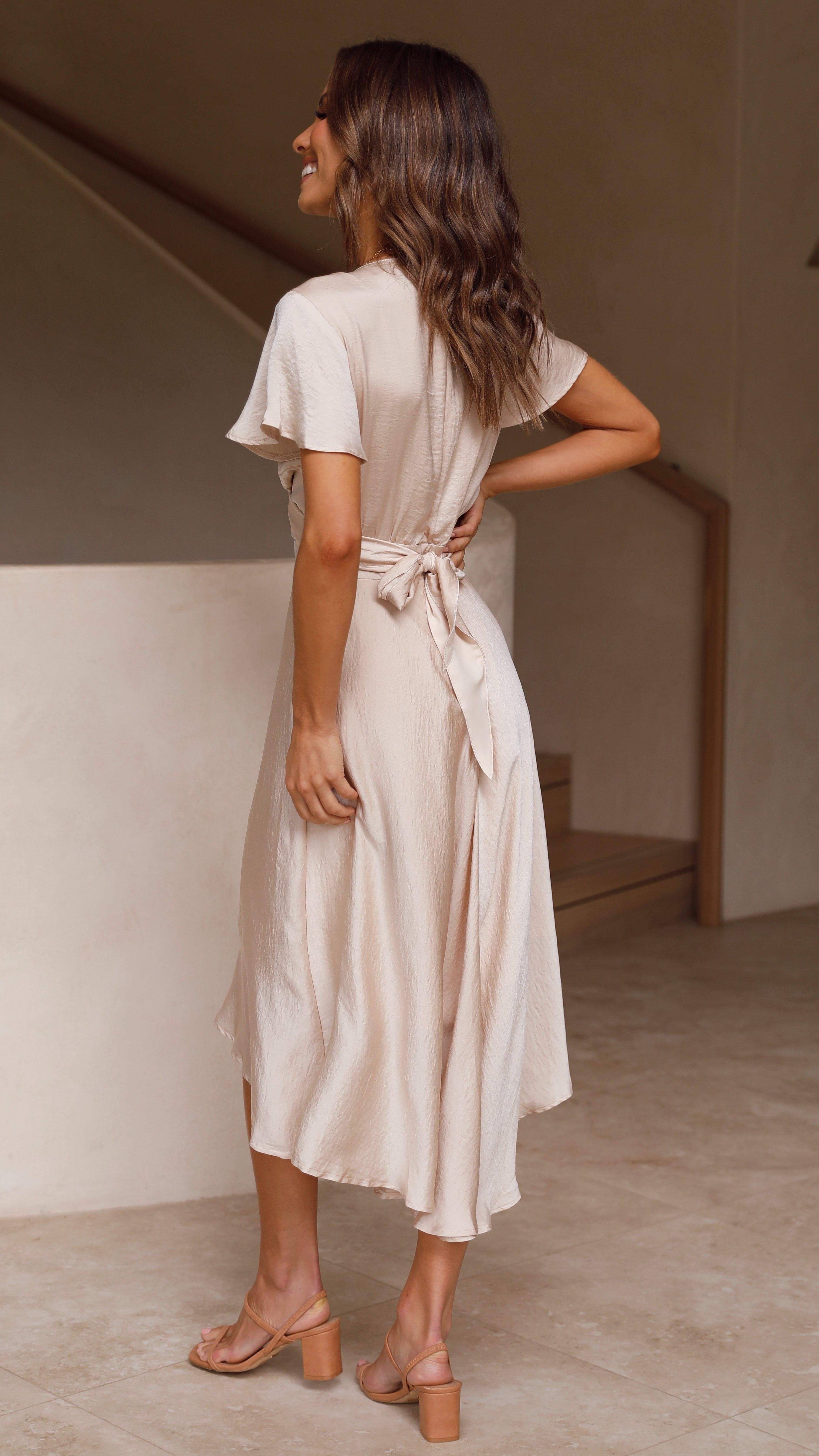 Sunny Daze Dress - Champagne