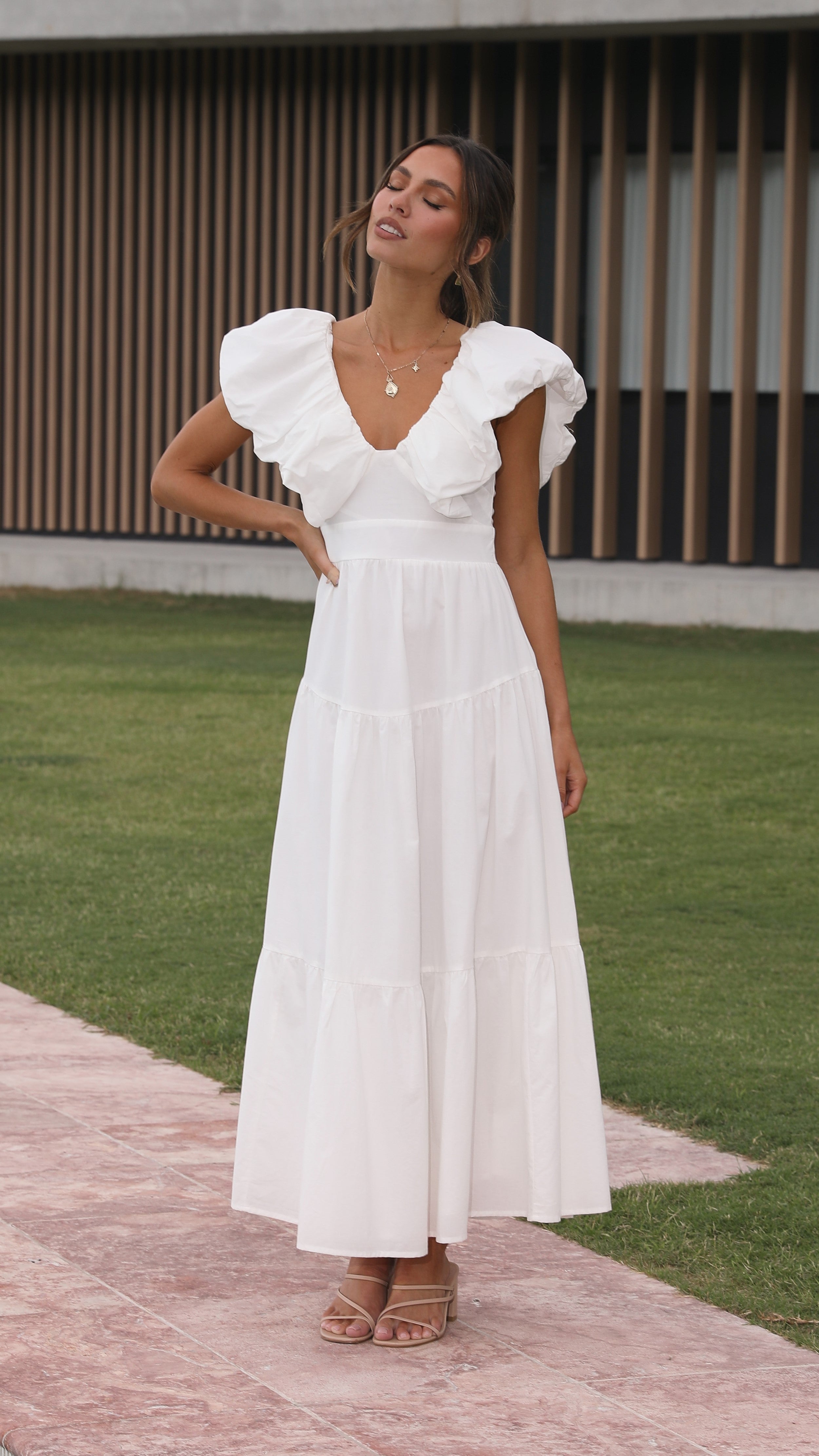 Emma Maxi Dress - White