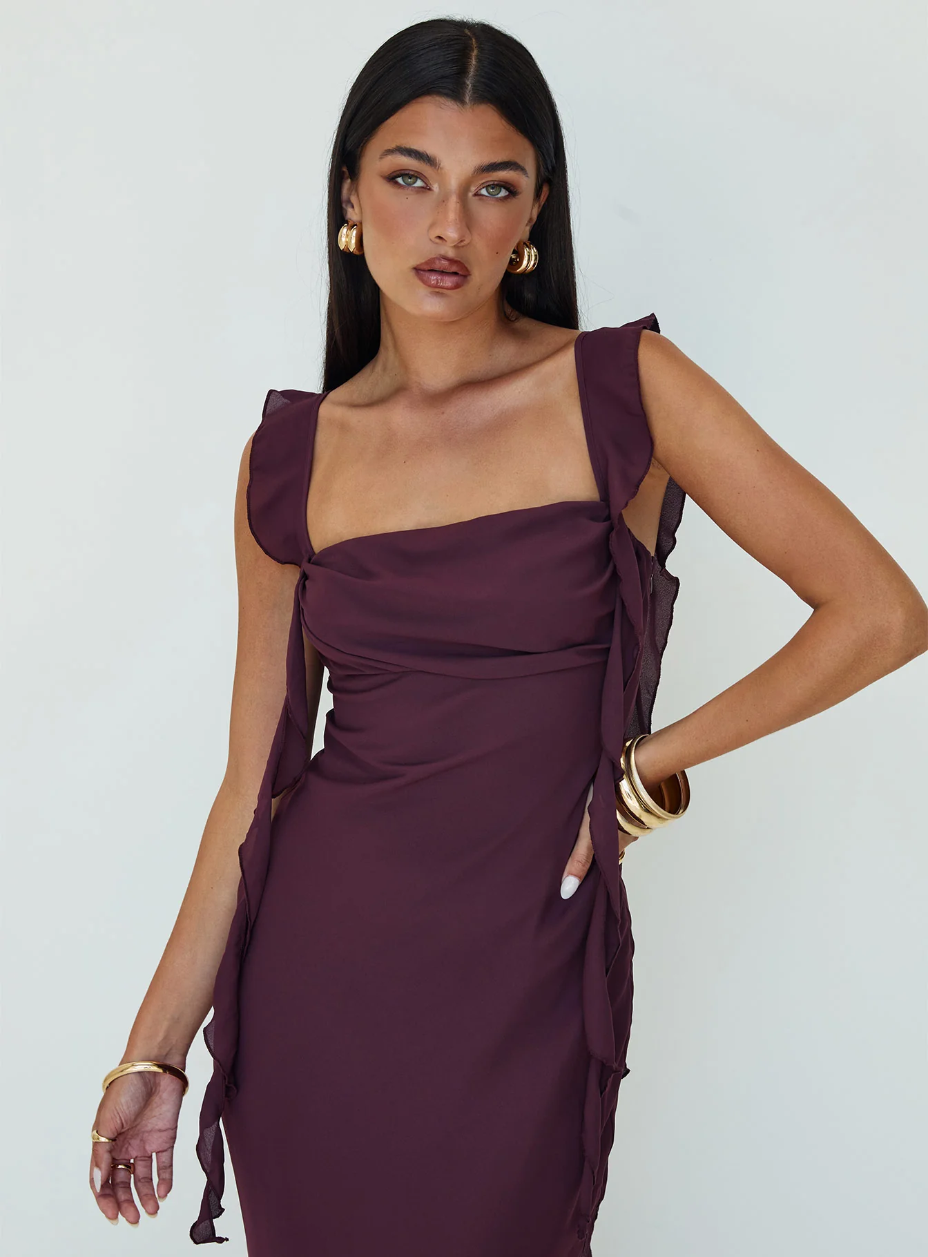 Lanai Maxi Dress Plum