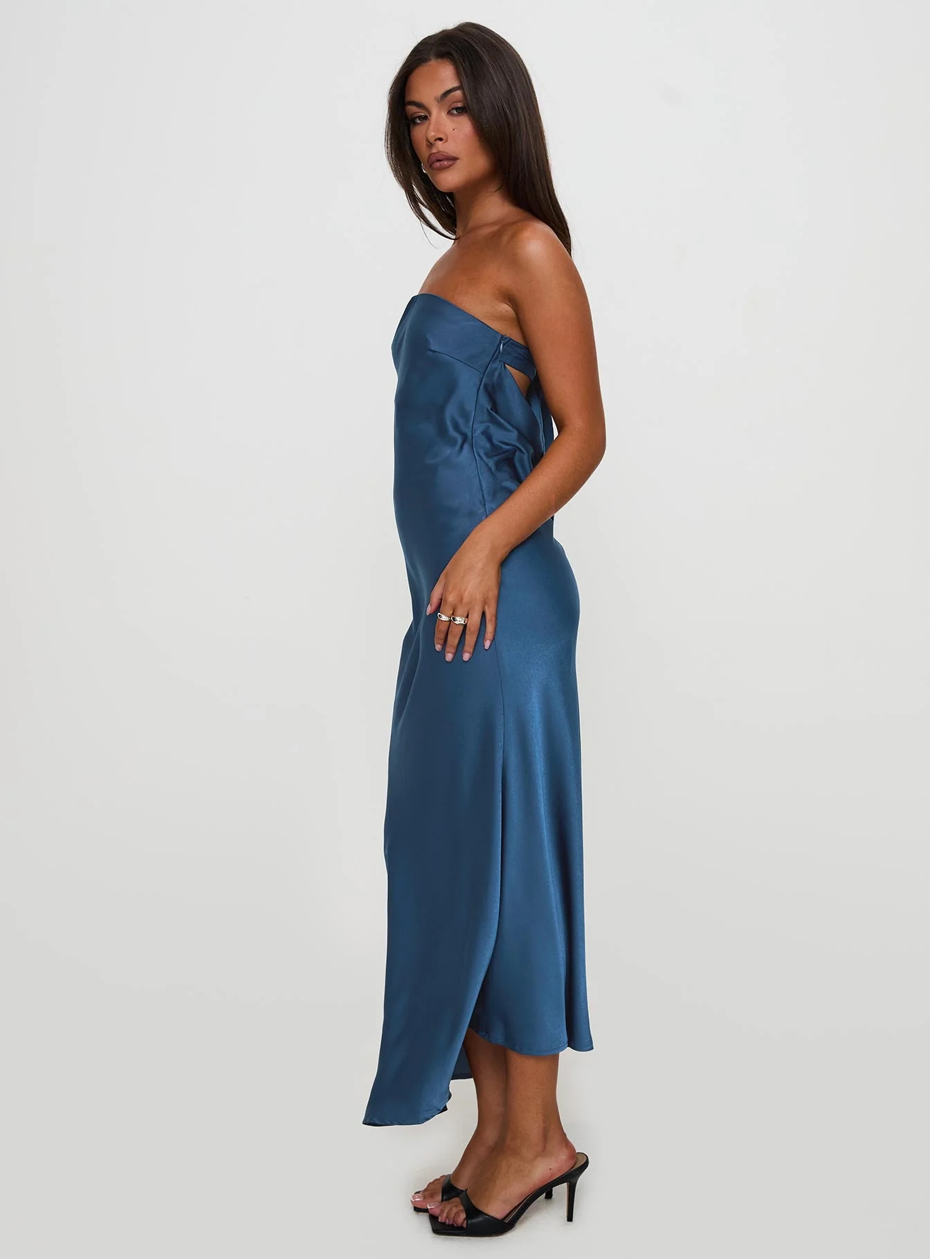 Haley Maxi Dress Mid Blue