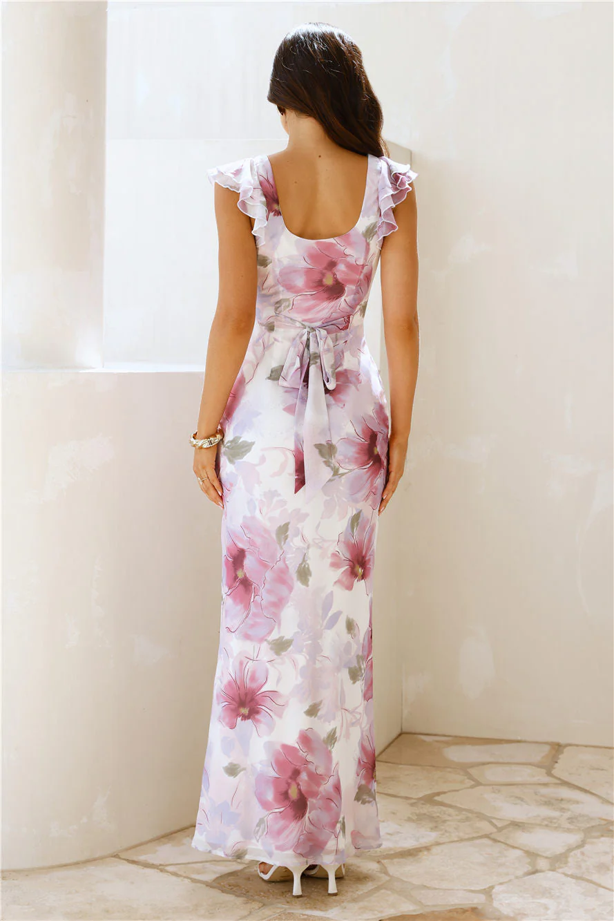 League Of Her Own Maxi Dress Floral