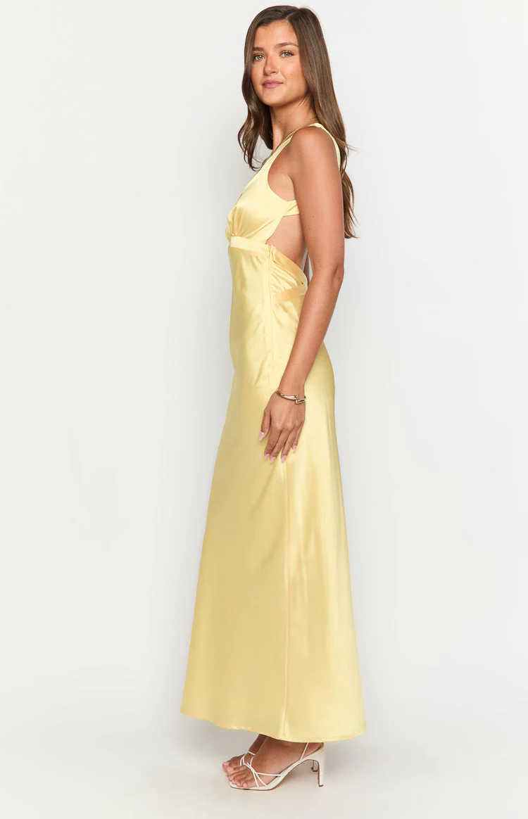Andison Yellow Maxi Dress