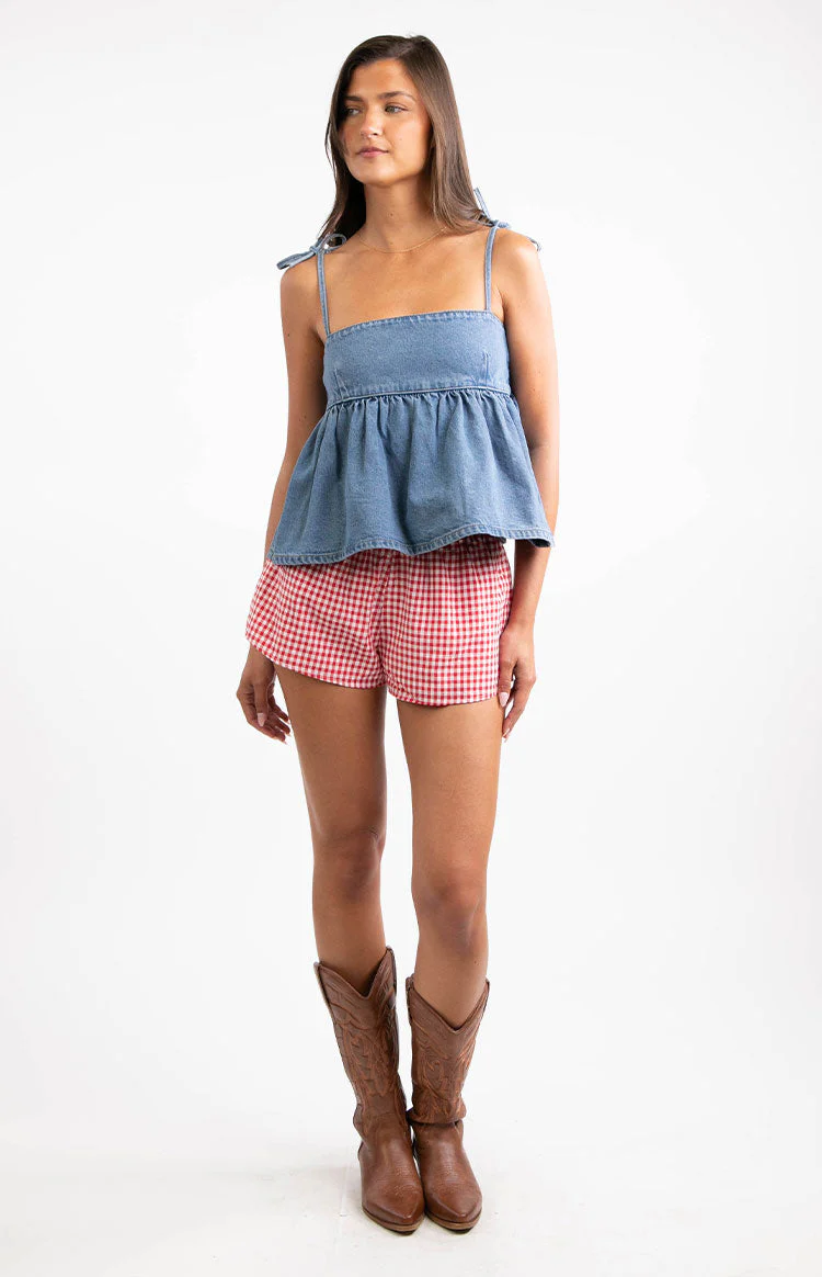 Ethel Blue Denim Top