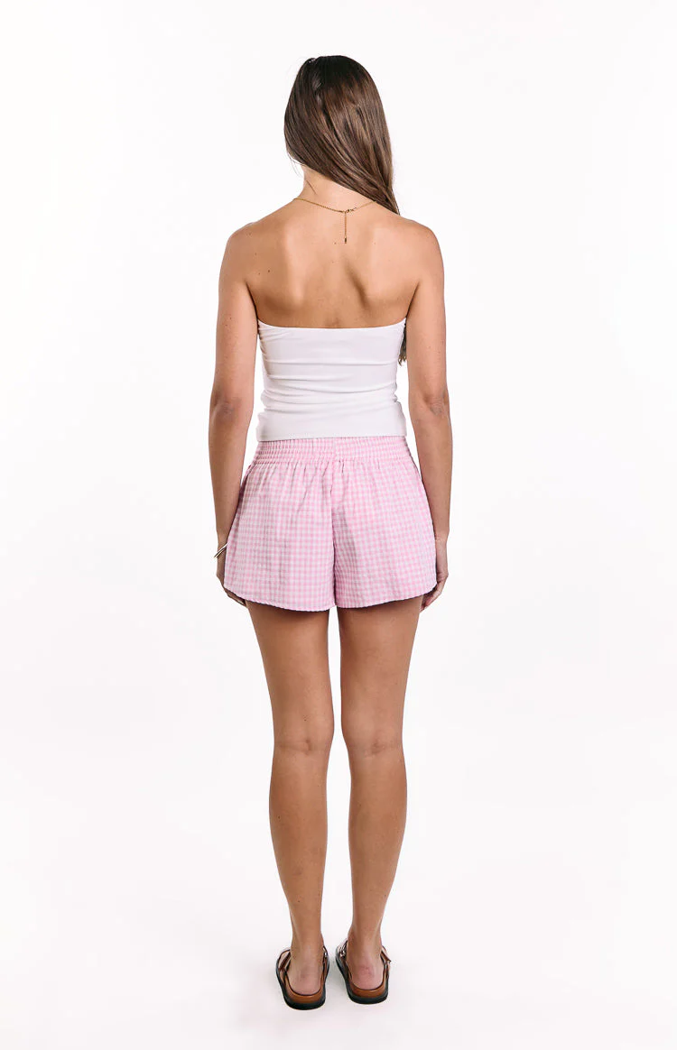 Pippen White Floral Beaded Strapless Top