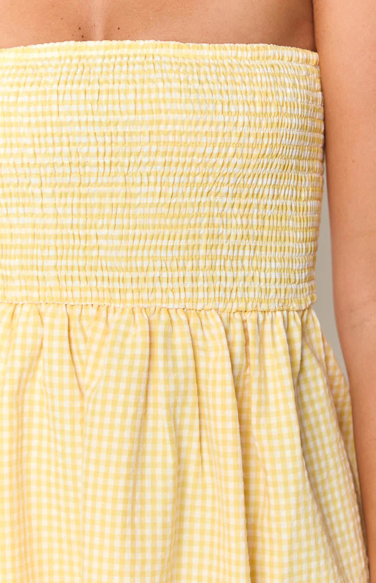 Kimmy Yellow Mini Dress