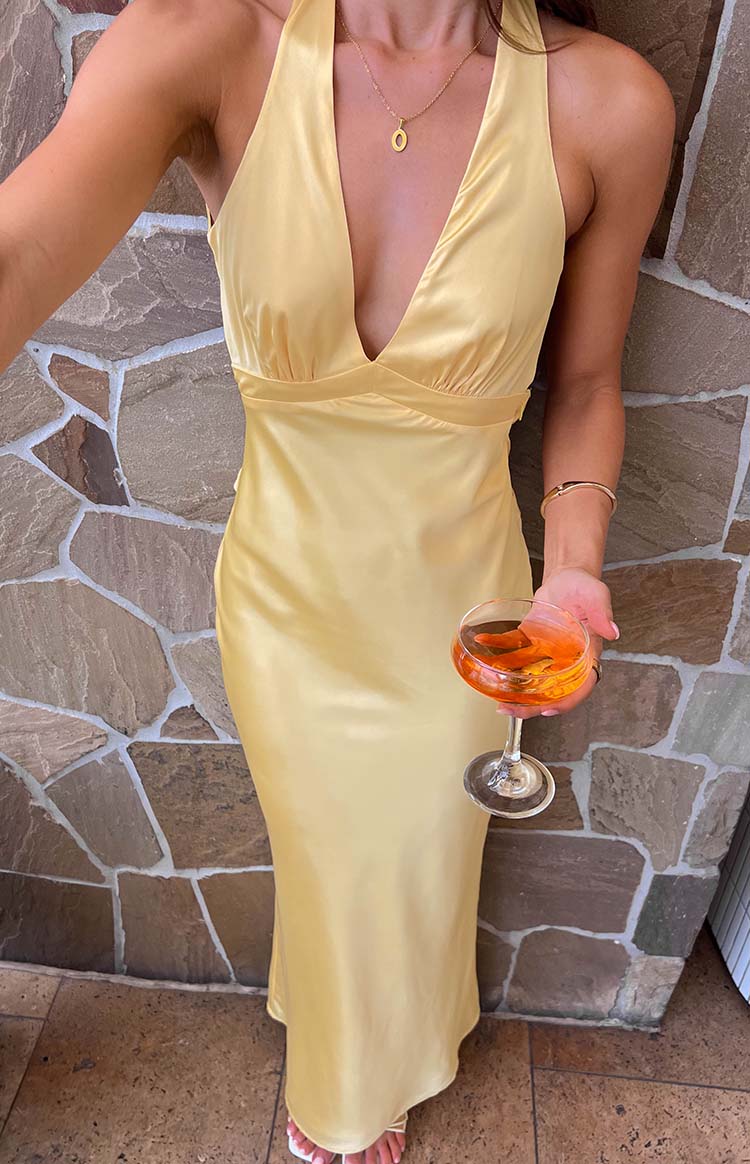 Andison Yellow Maxi Dress