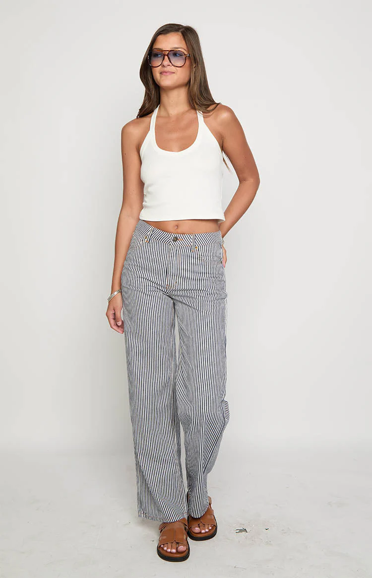 Lioness Top Model Navy Stripe Jean