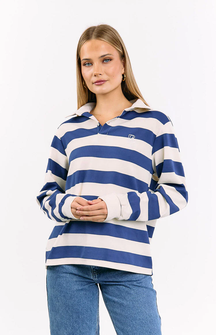 Carey Blue Striped Jersey