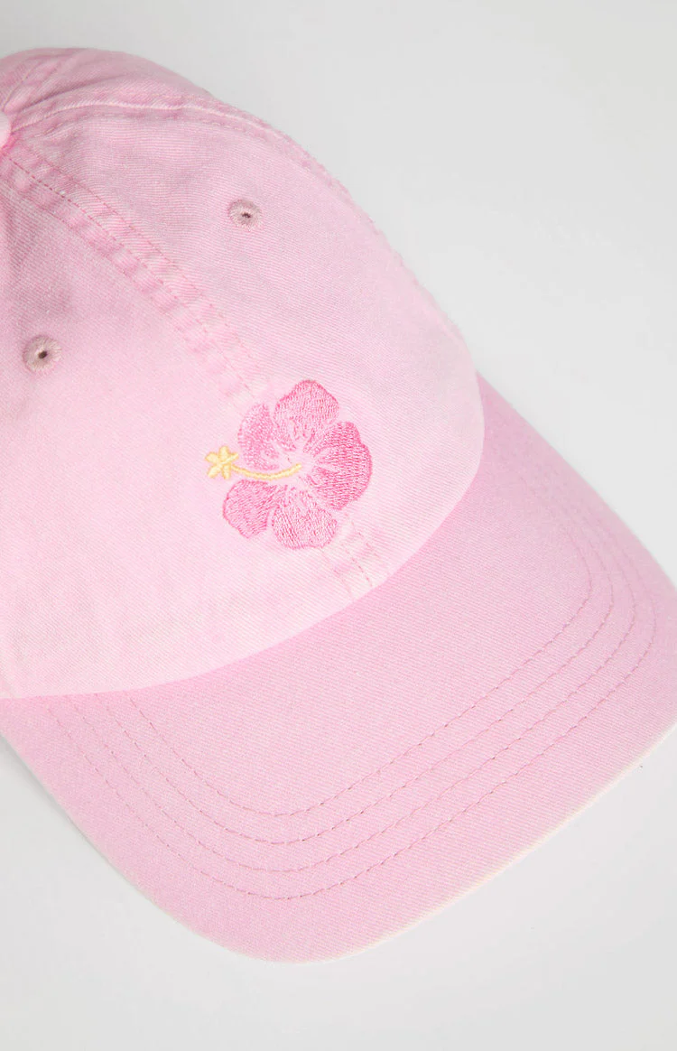 Hibiscus Pink Washed Cap