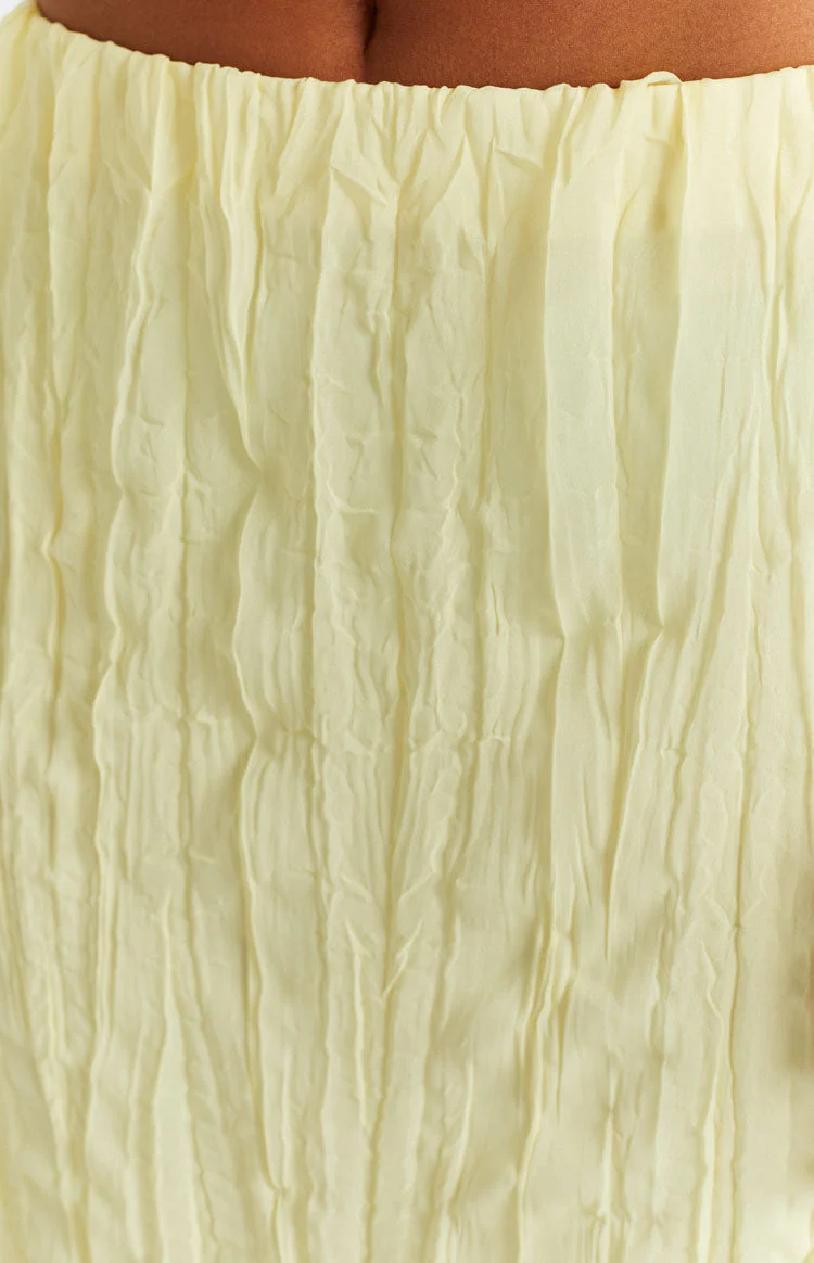 The Moment Yellow Maxi Skirt