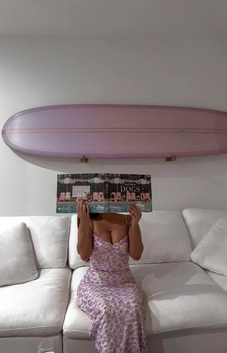 Alanna Pink Lace Maxi Dress