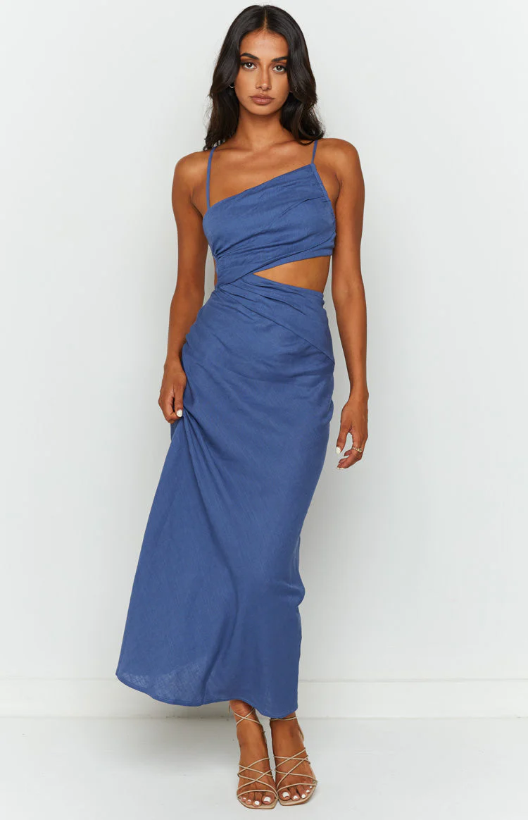 Lene Blue Maxi Dress