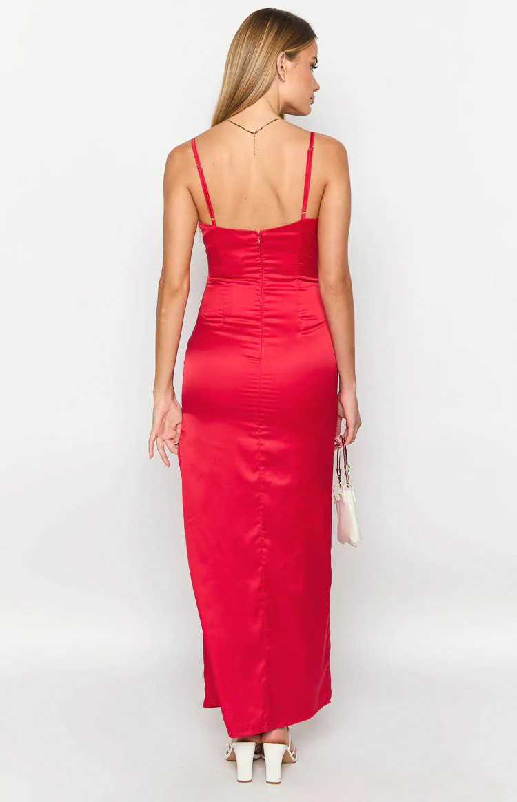 Honey Red Maxi Dress
