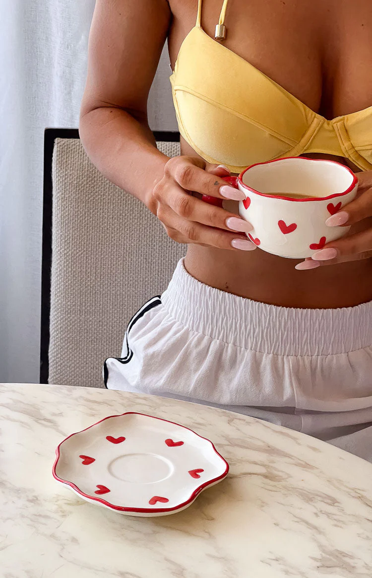 Adore Red Heart Mug Set