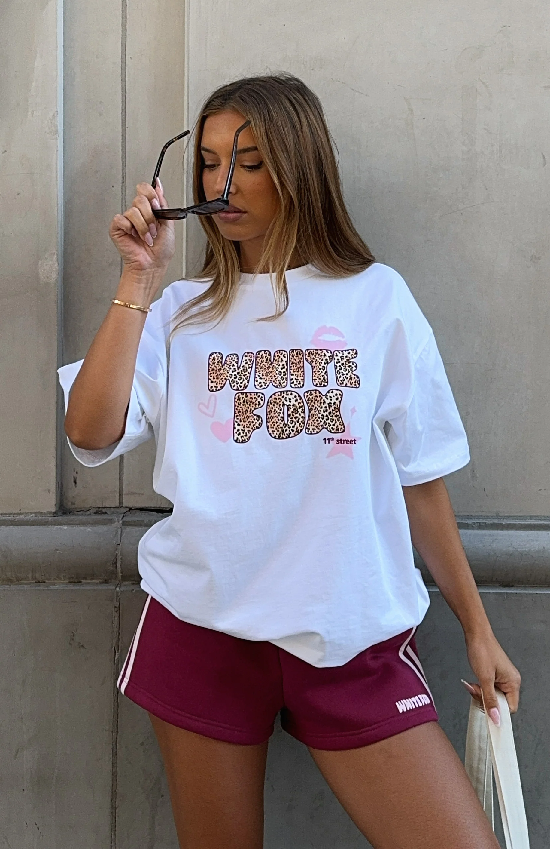 11th Street Out & About Lounge Shorts Raspberry Jelly