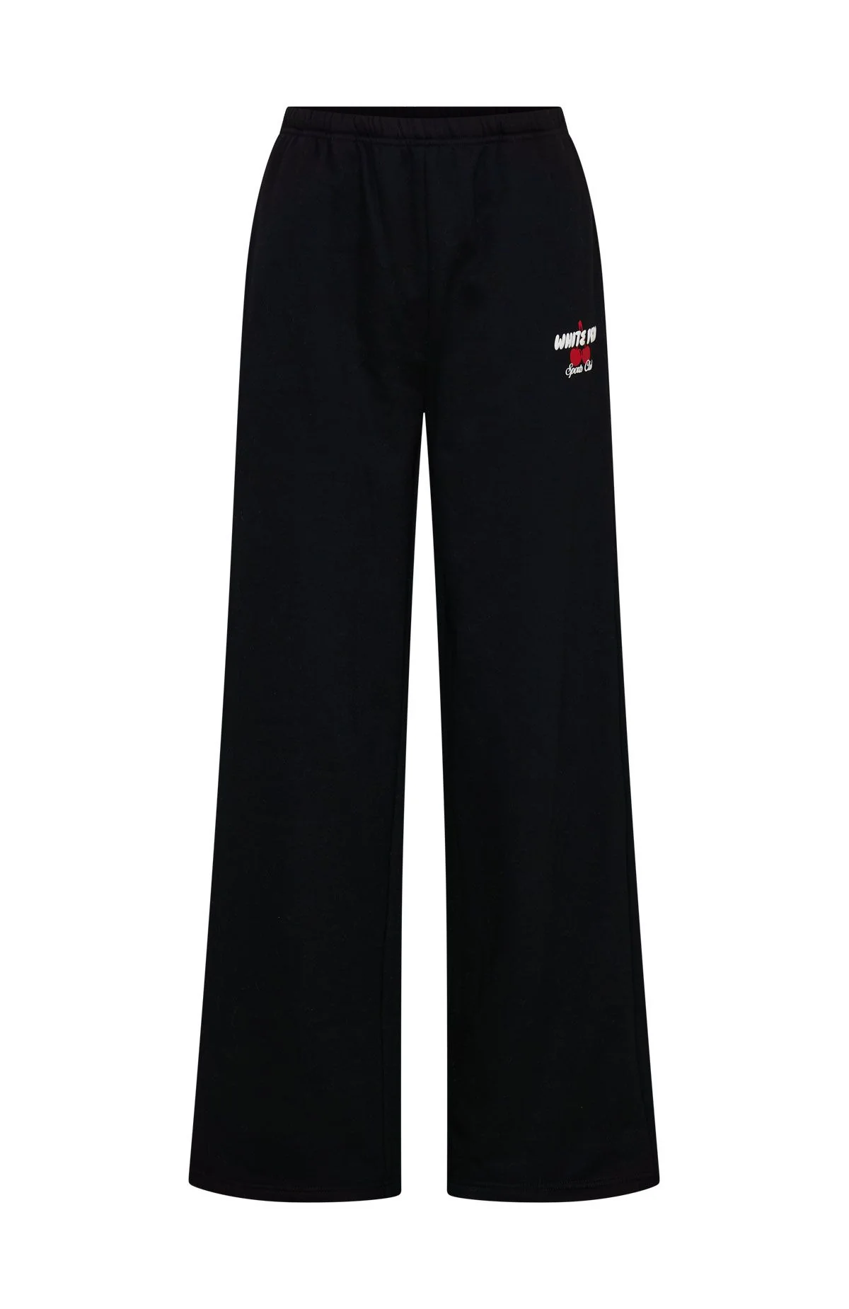 Club 14 Cassie Wide Leg Sweatpants Black